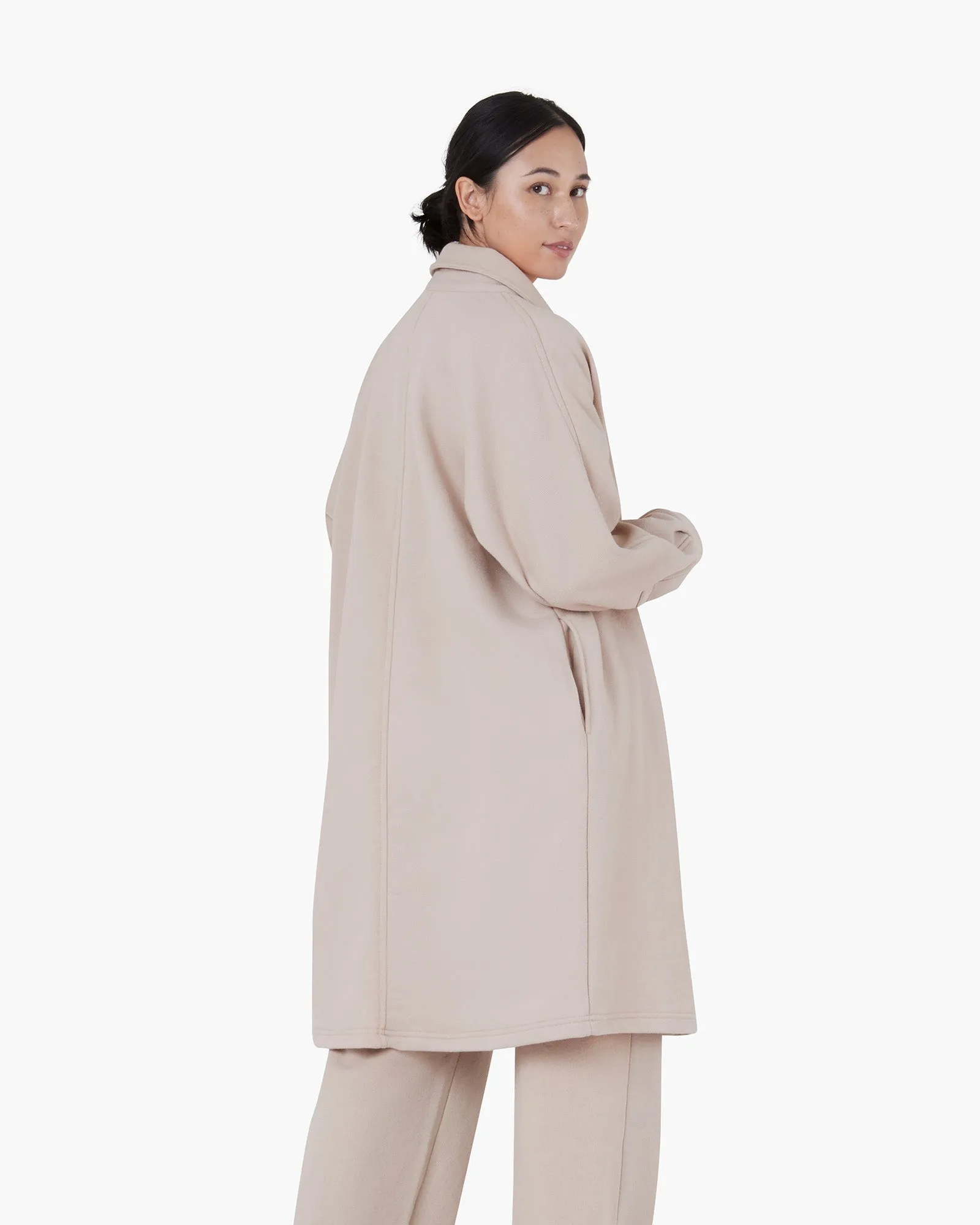 Oversized Shirt Jacket - Sand