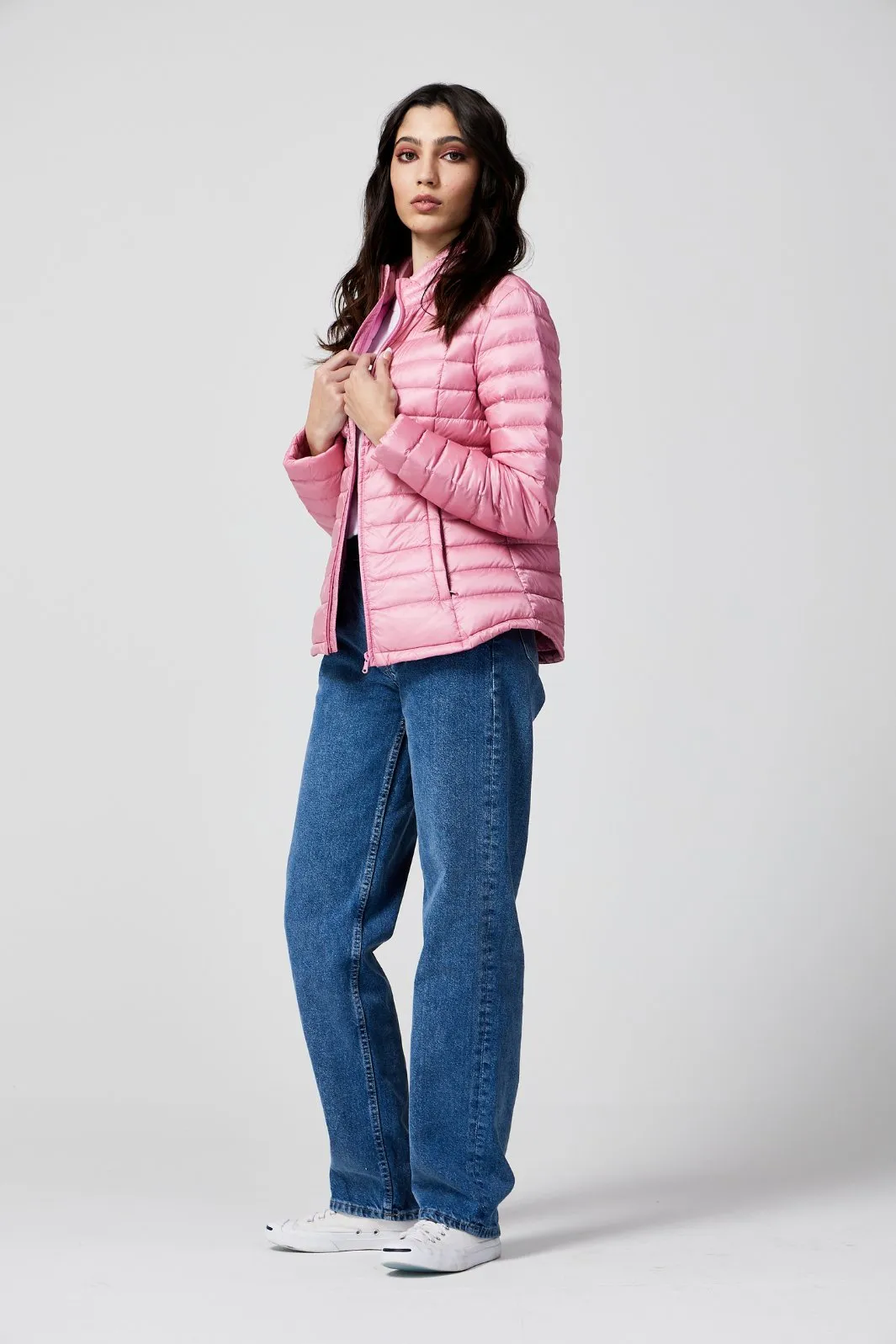 Pink Duck Down Jacket