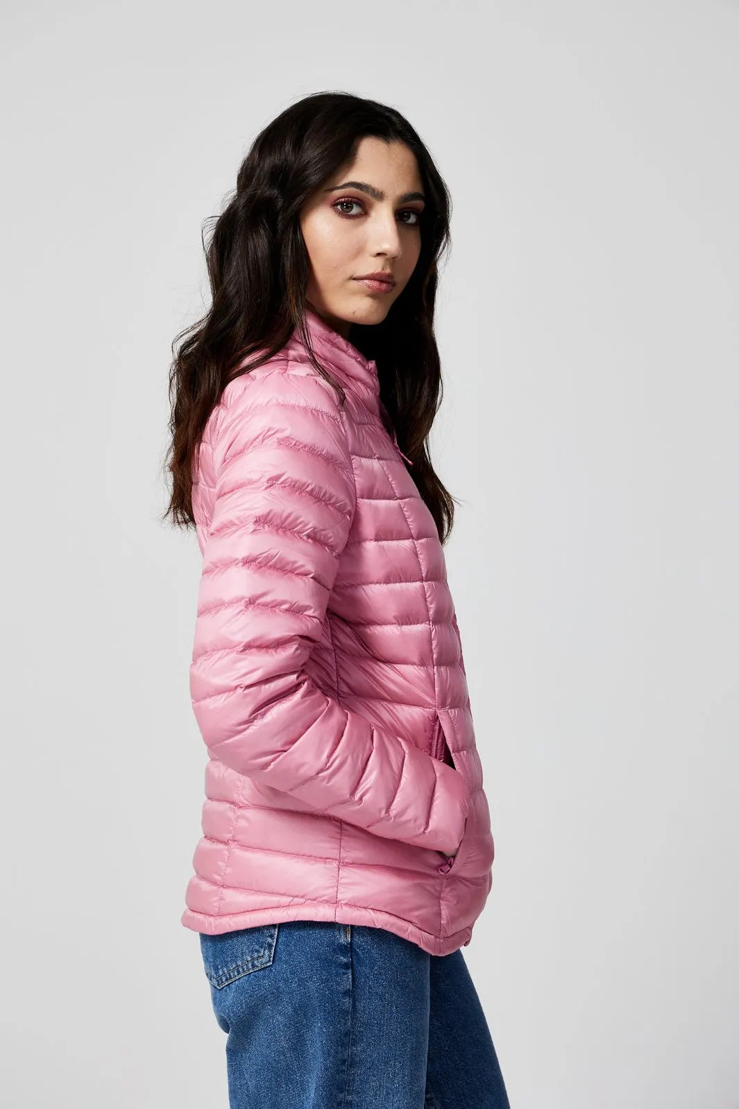 Pink Duck Down Jacket