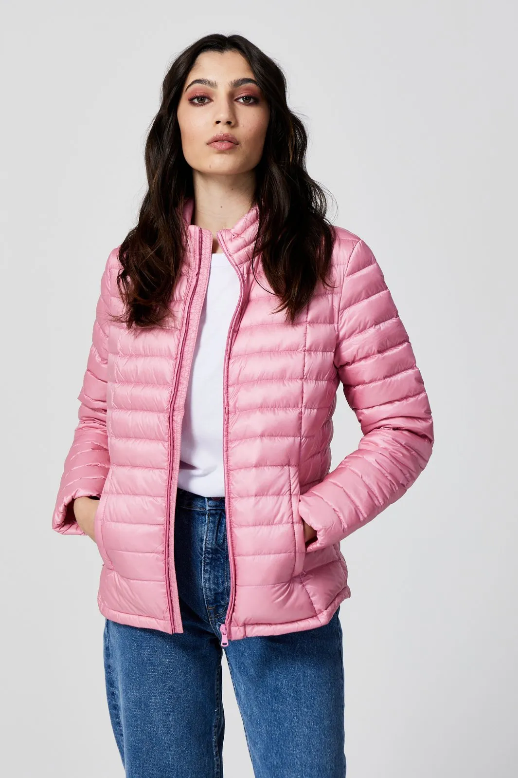 Pink Duck Down Jacket