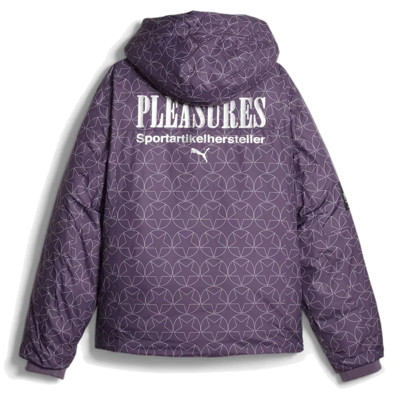 Puma Puma X Pleasures Puffer Jacket Purple Charcoal