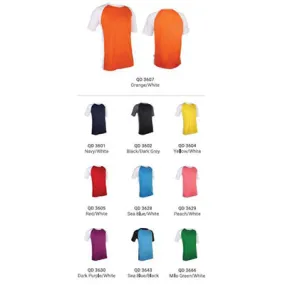 Quick Dry Contrasting Unisex T-shirt