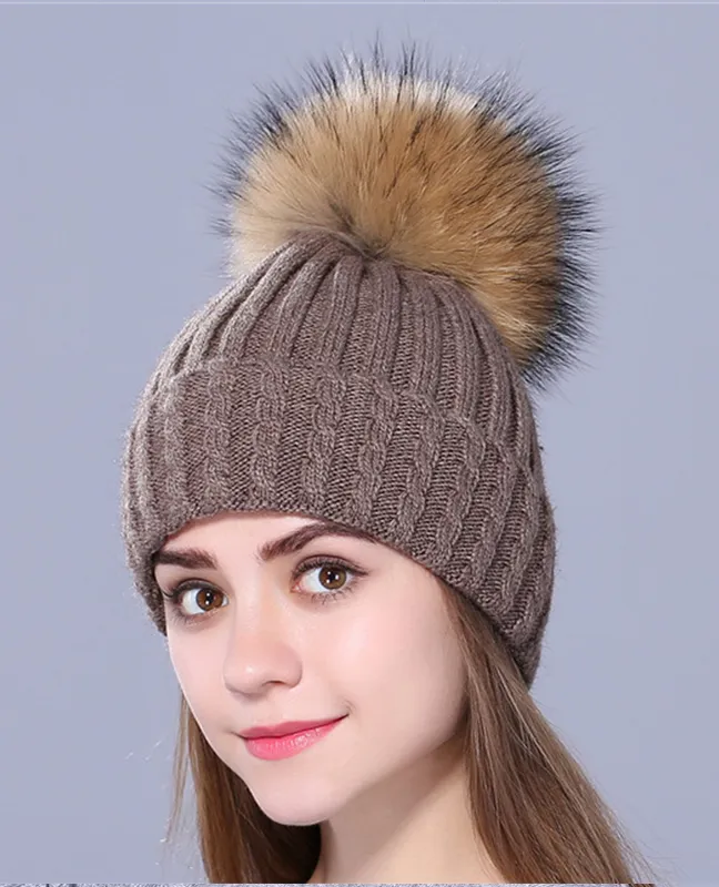 Rhinestone embroidery Knit beanie