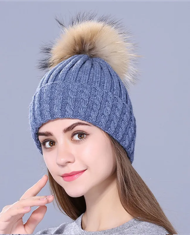 Rhinestone embroidery Knit beanie