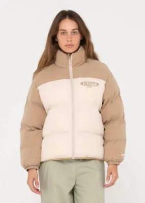 Rusty - Tilly Zip Through Contrast Puffer Jacket