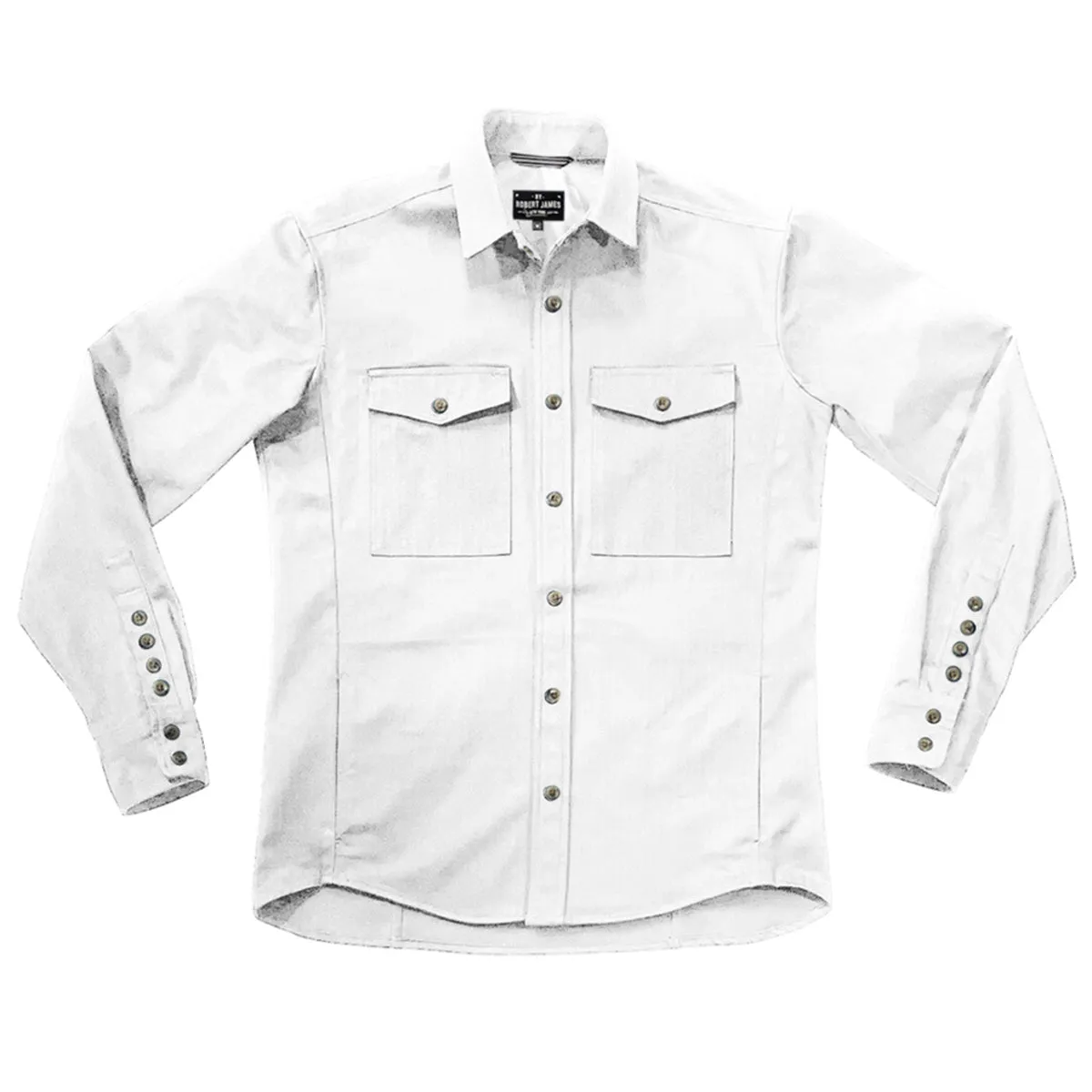 SB LACHINE  // CLASSIC - HERRINGBONE SHIRT JACKET - Yoke No Pockets  - 6 SMALL BATCH COLORS
