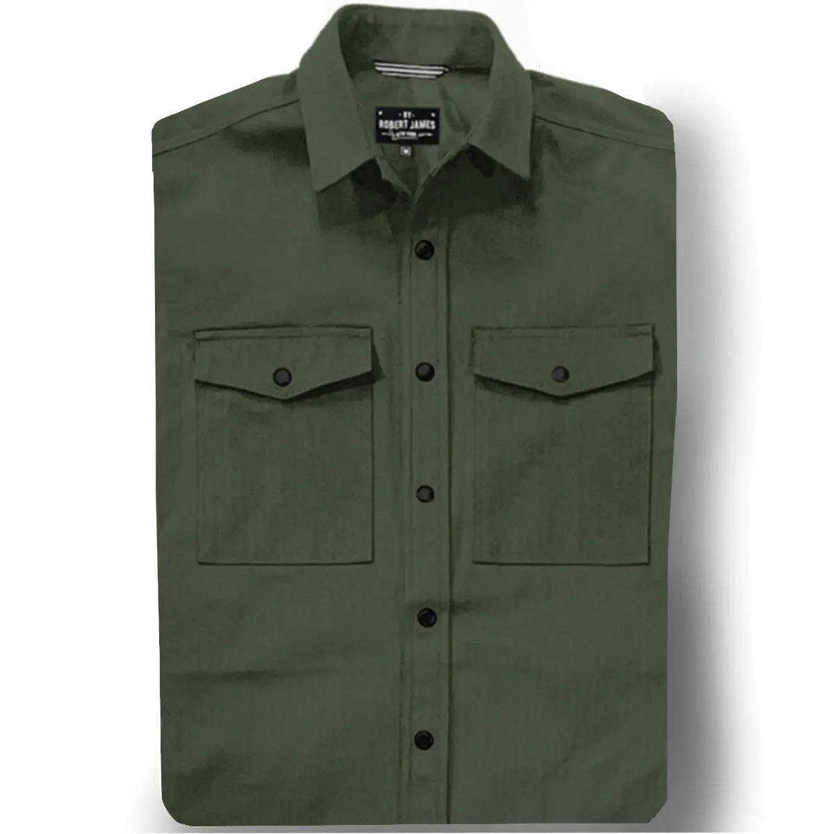 SB LACHINE  // CLASSIC - HERRINGBONE SHIRT JACKET - Yoke No Pockets  - 6 SMALL BATCH COLORS