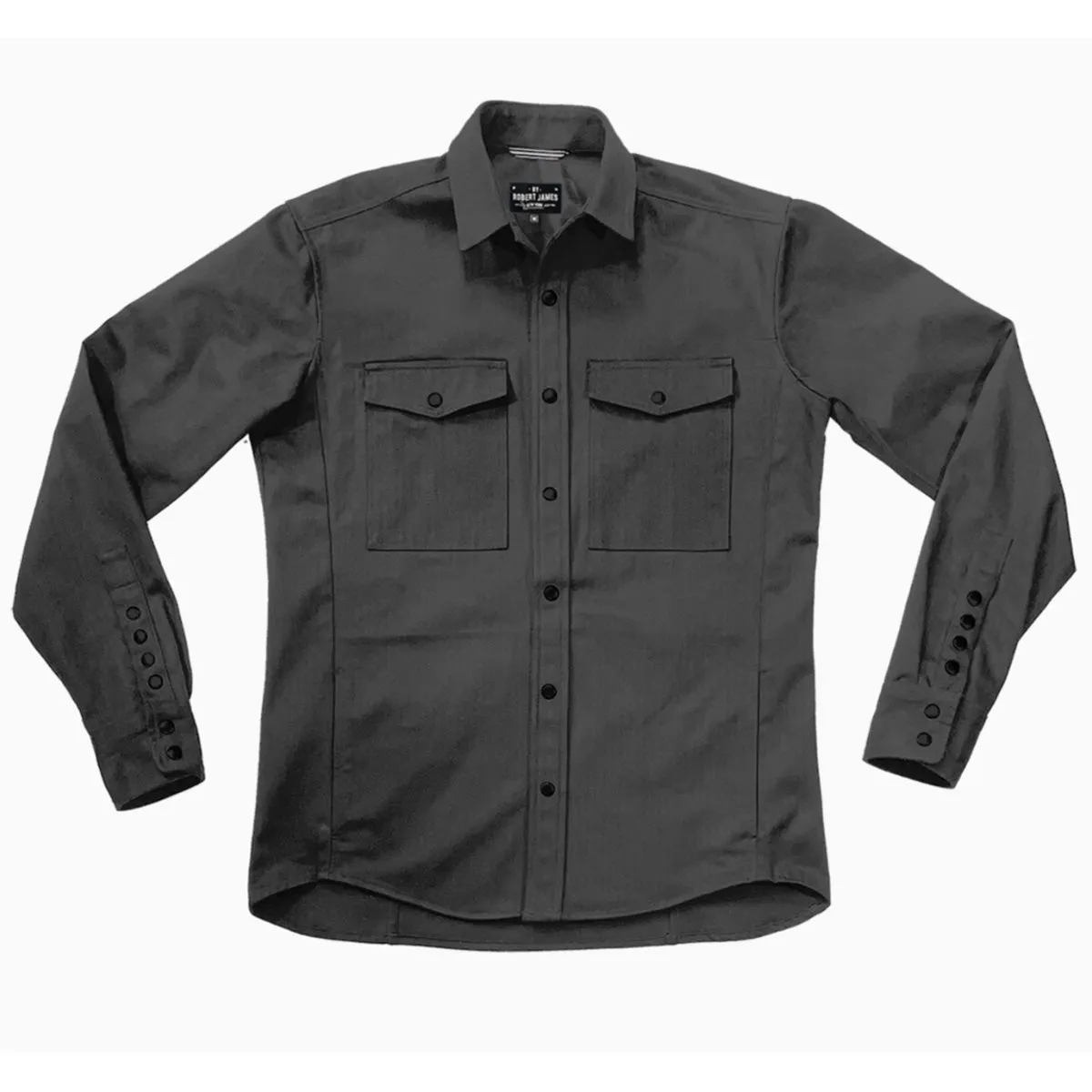 SB LACHINE  // CLASSIC - HERRINGBONE SHIRT JACKET - Yoke No Pockets  - 6 SMALL BATCH COLORS