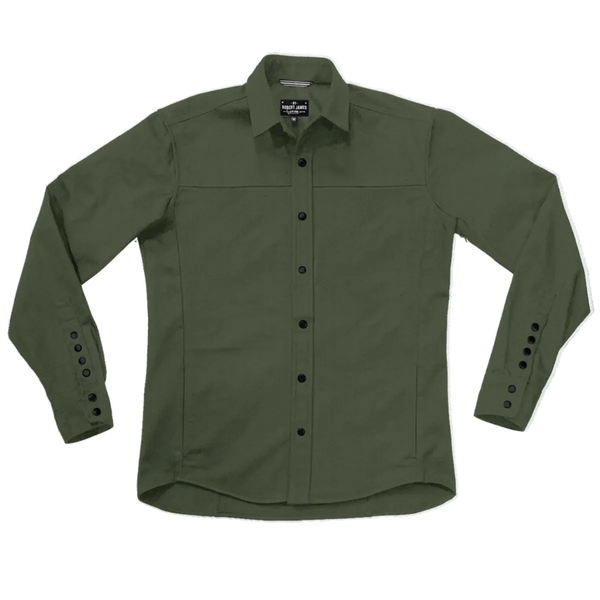 SB LACHINE  // CLEAN - HERRINGBONE SHIRT JACKET - Yoke No Pockets  - 6 SMALL BATCH COLORS