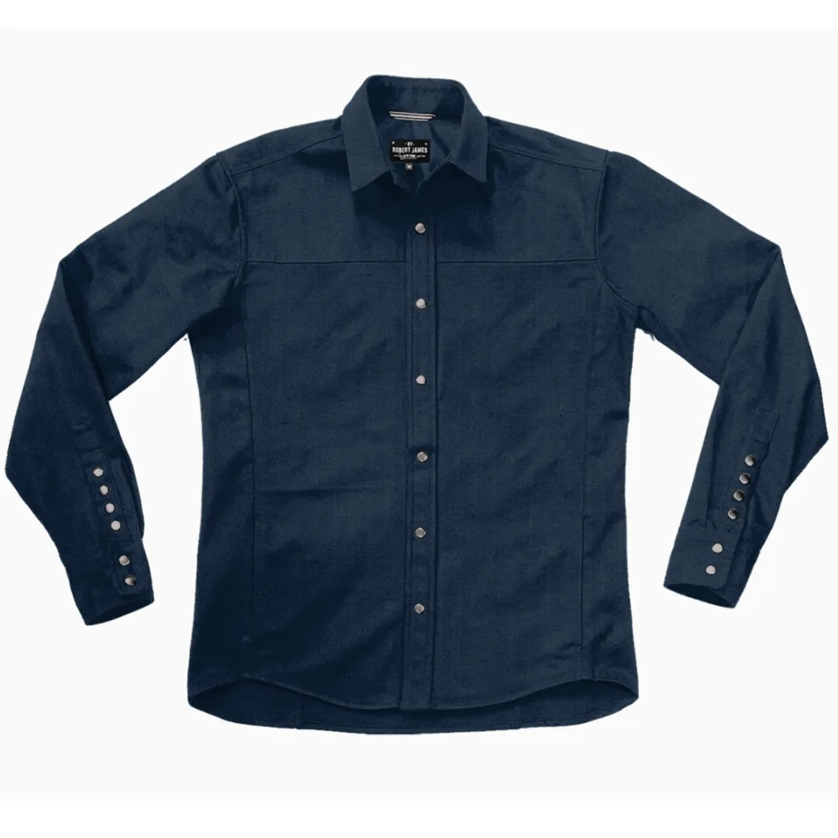 SB LACHINE  // CLEAN - HERRINGBONE SHIRT JACKET - Yoke No Pockets  - 6 SMALL BATCH COLORS