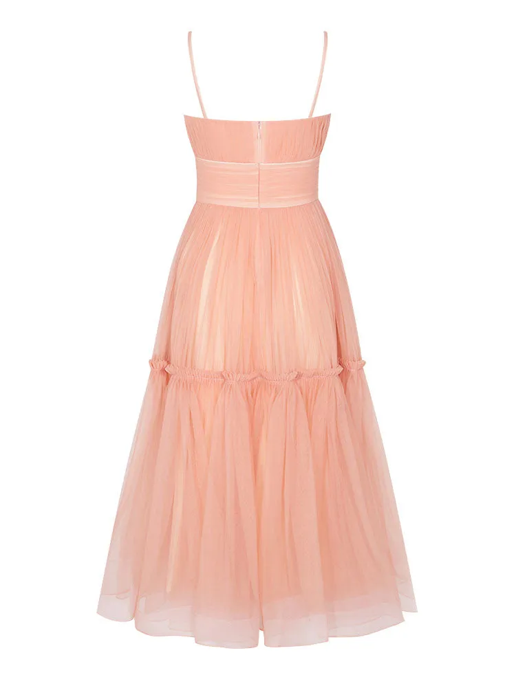 Simple green tulle short prom dress, tulle bridesmaid dress