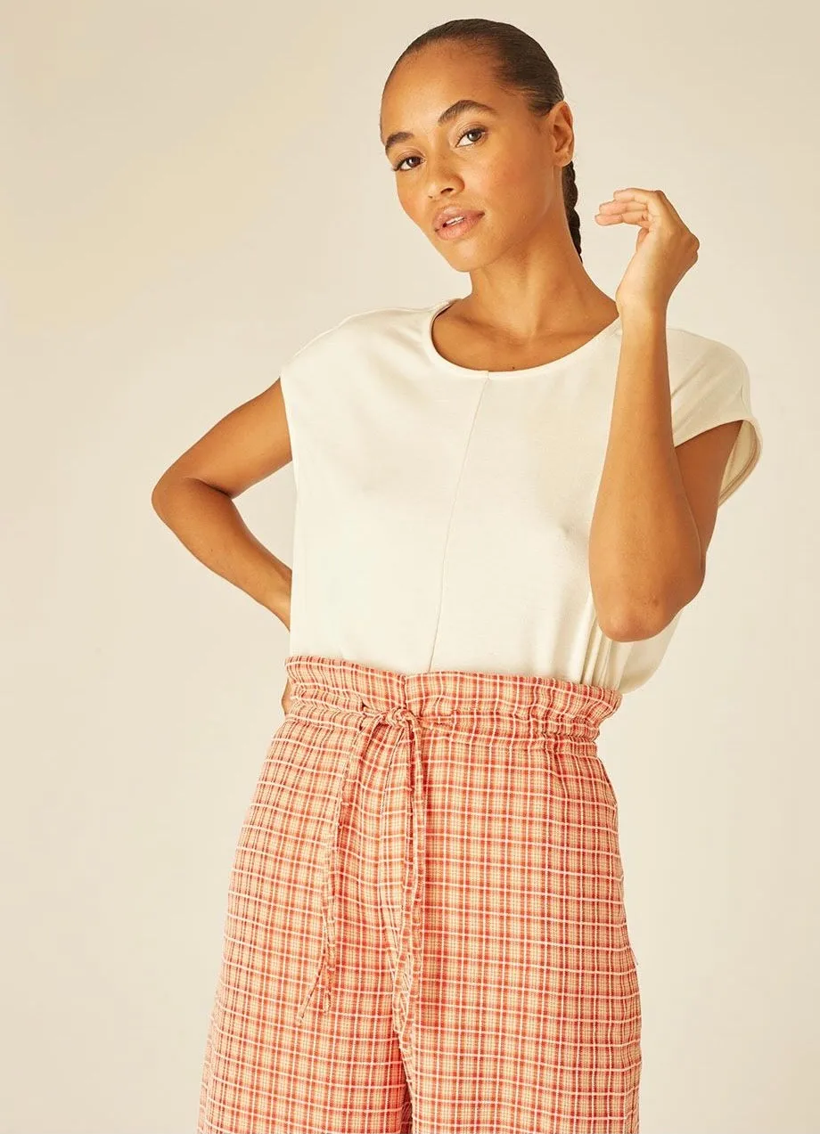 Squares Red Culottes