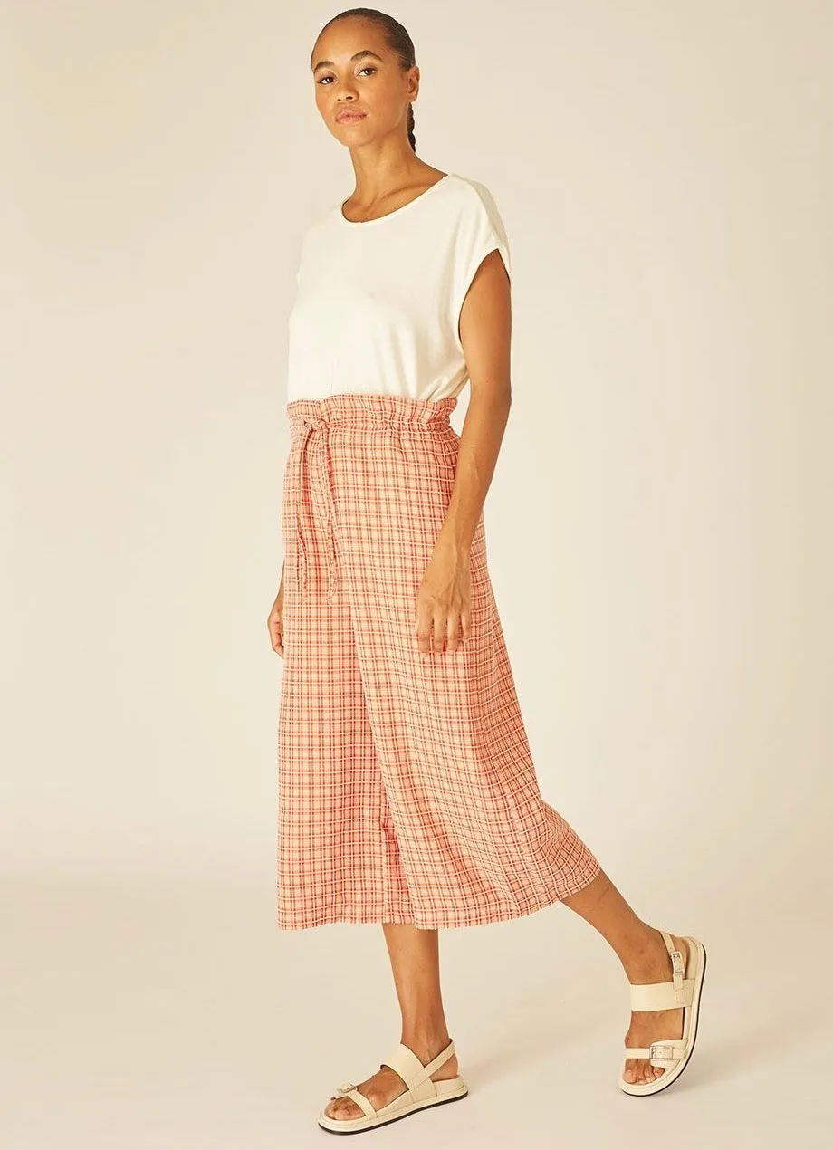 Squares Red Culottes