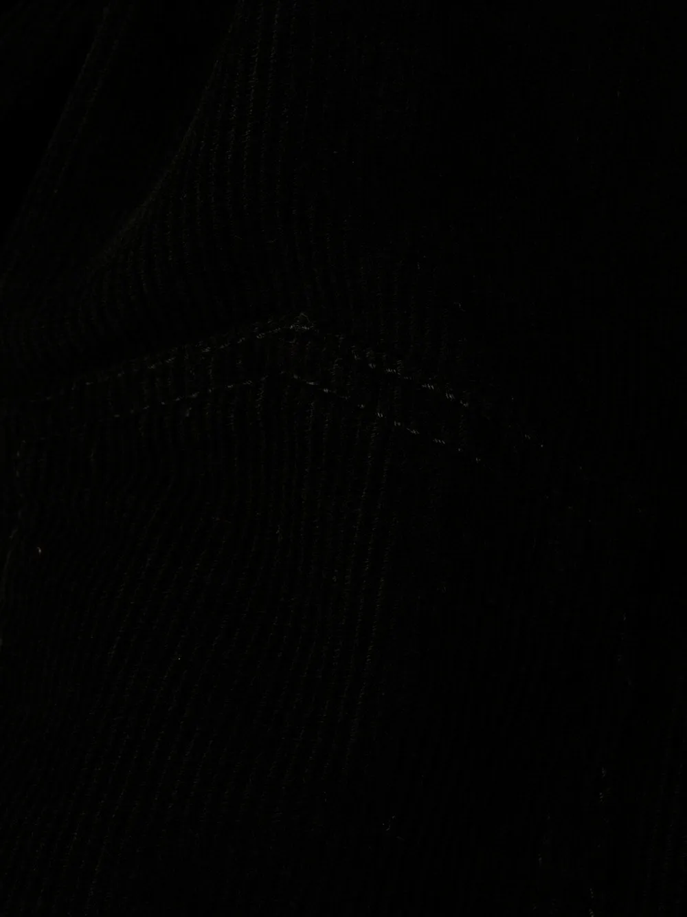 Straight-leg corduroy pants
