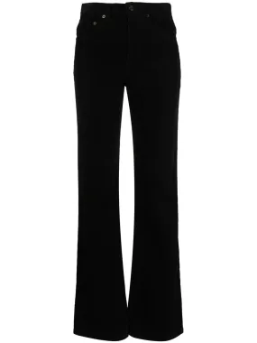 Straight-leg corduroy pants