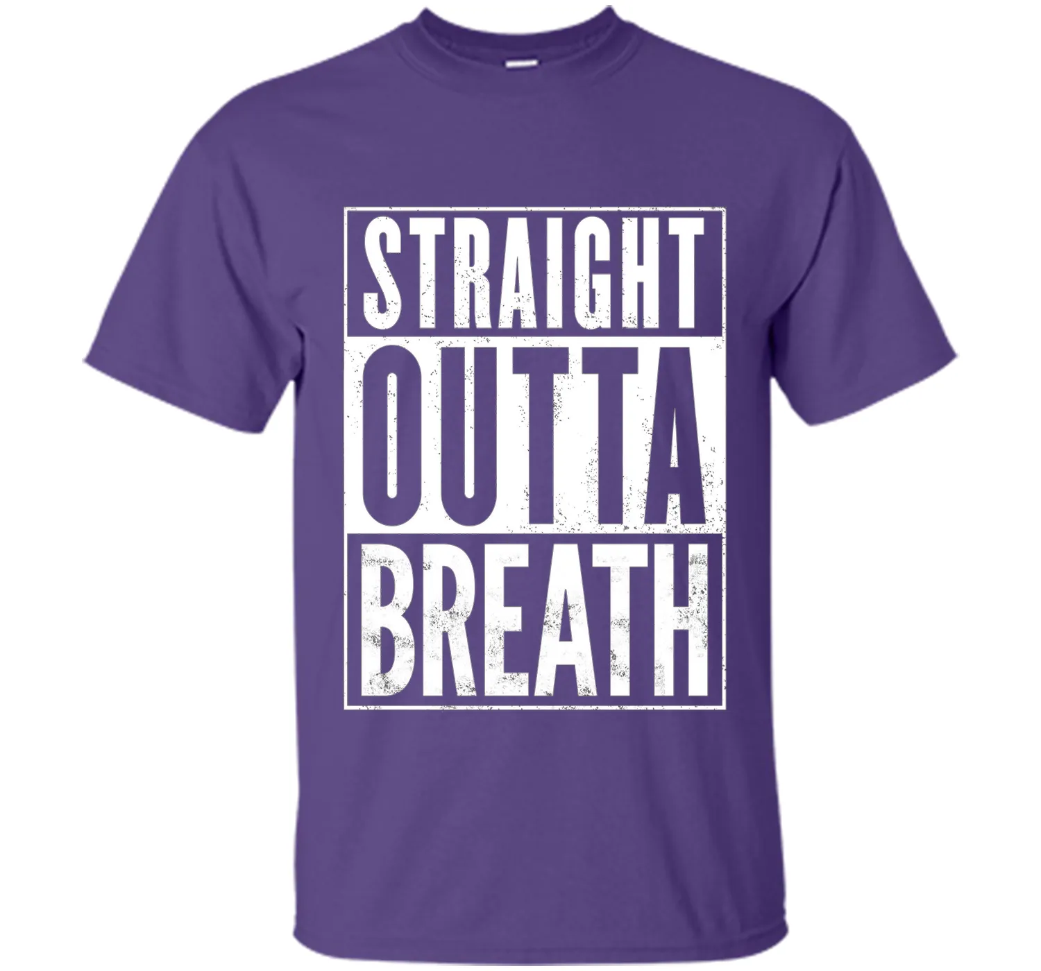 Straight Outta Breath Funny T-Shirt