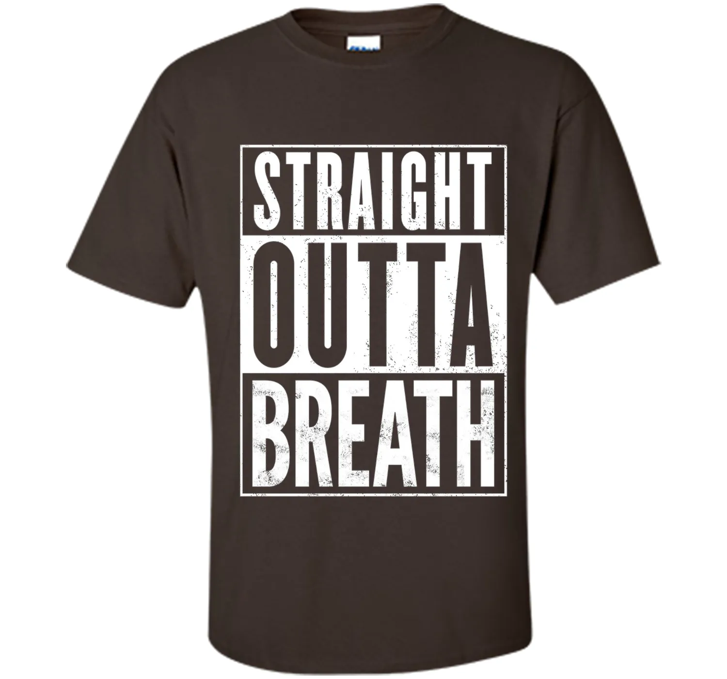 Straight Outta Breath Funny T-Shirt