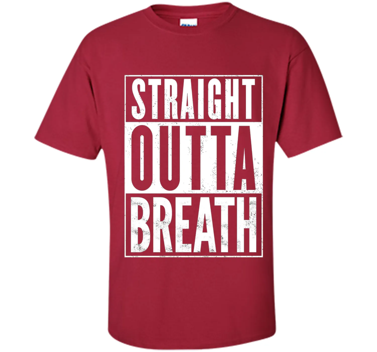 Straight Outta Breath Funny T-Shirt