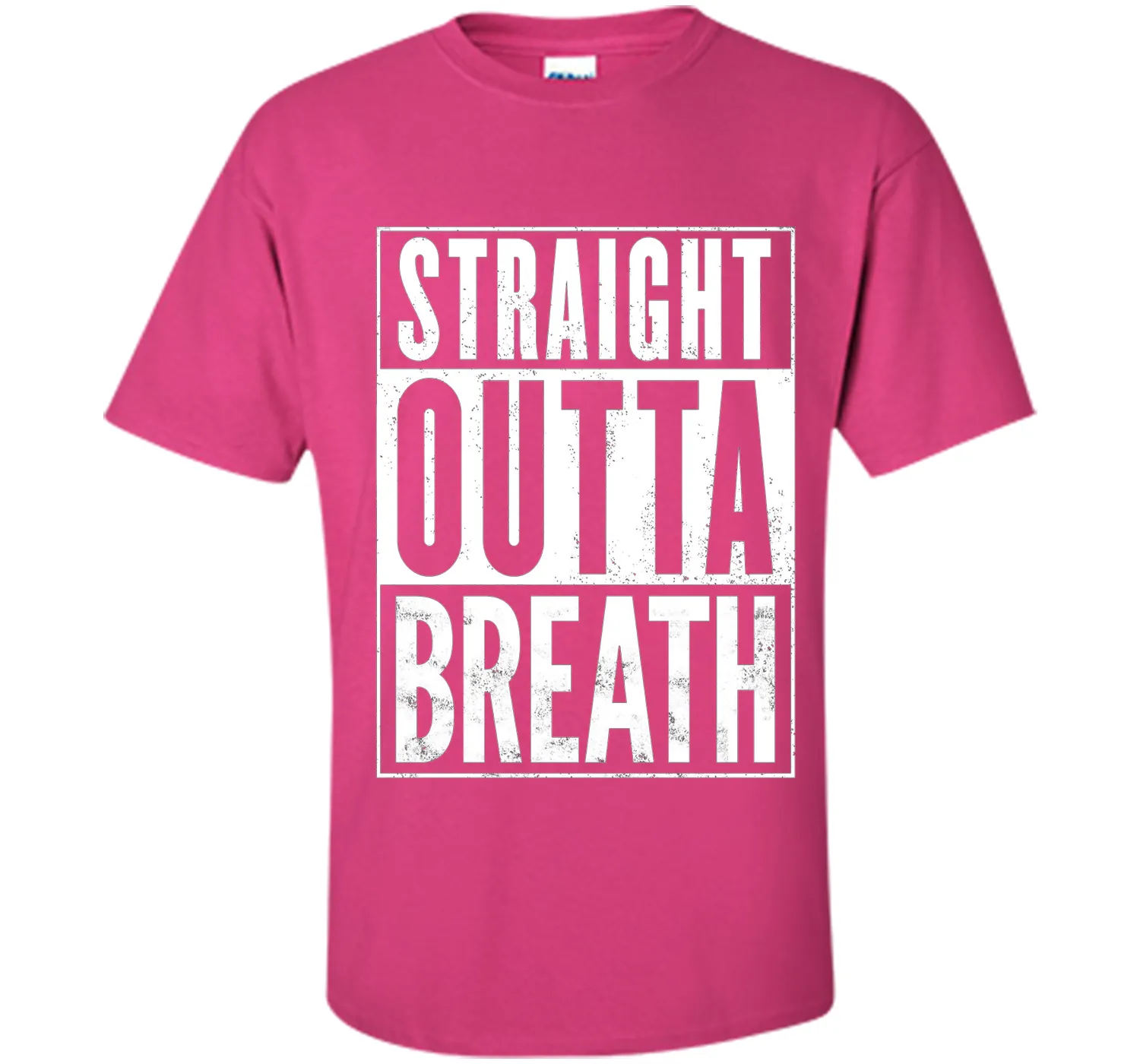 Straight Outta Breath Funny T-Shirt