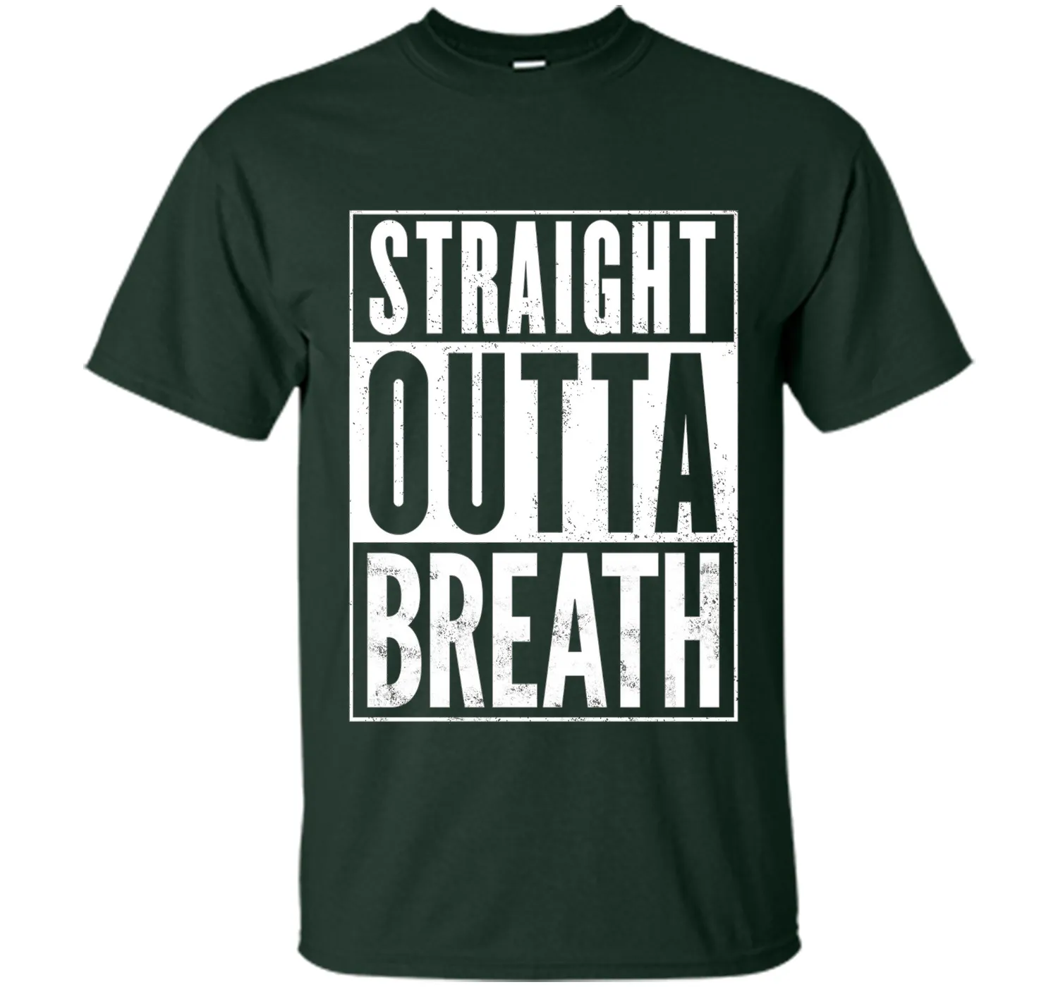 Straight Outta Breath Funny T-Shirt