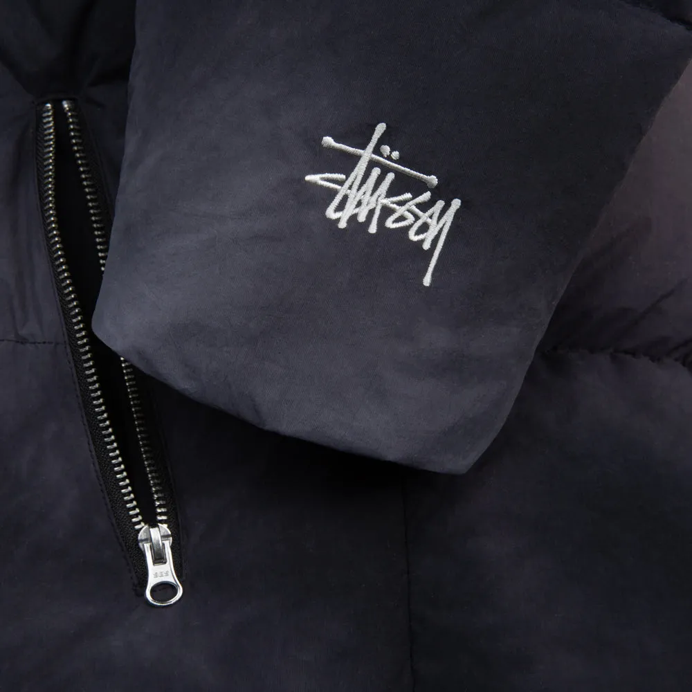 STÜSSY RECYCLED NYLON DOWN PUFFER // VINTAGE BLACK