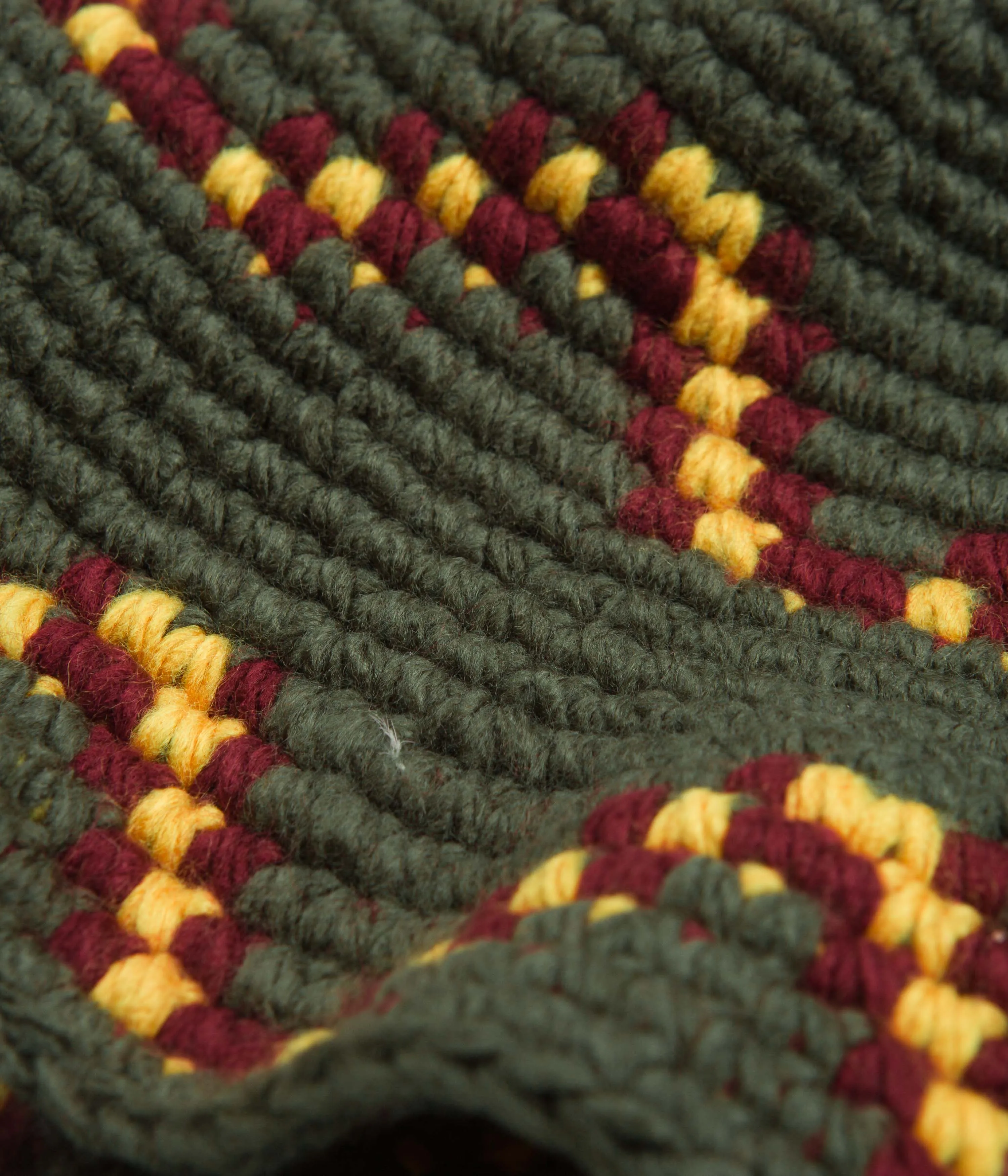 Stussy Giza Knit Bucket Hat - Olive