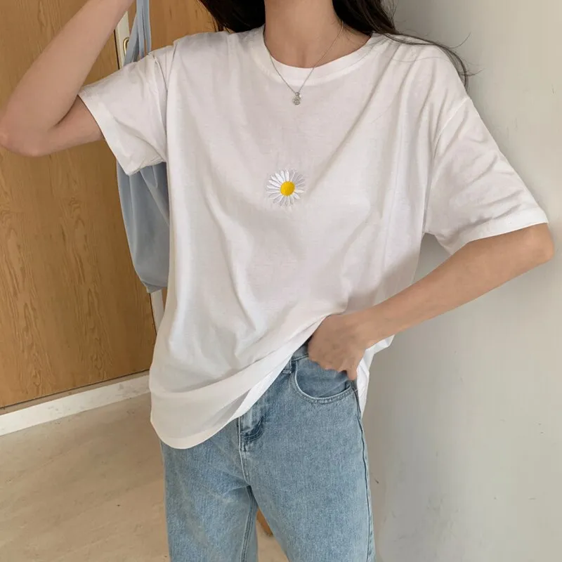 T Shirt Fleur Coréenne