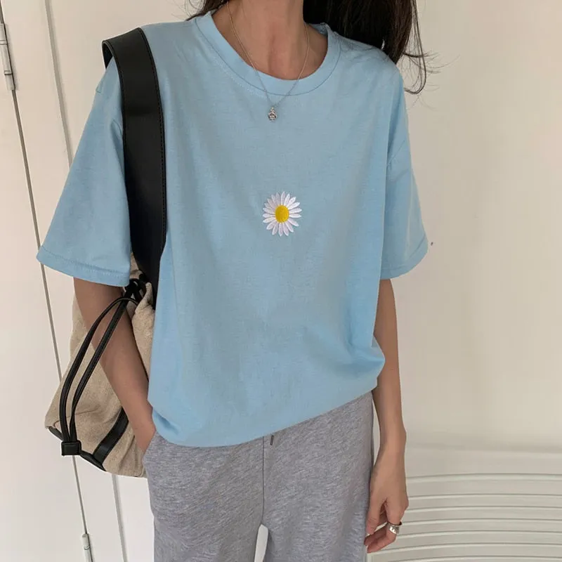 T Shirt Fleur Coréenne