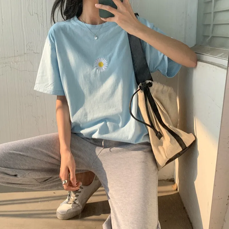 T Shirt Fleur Coréenne