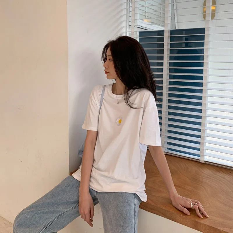 T Shirt Fleur Coréenne