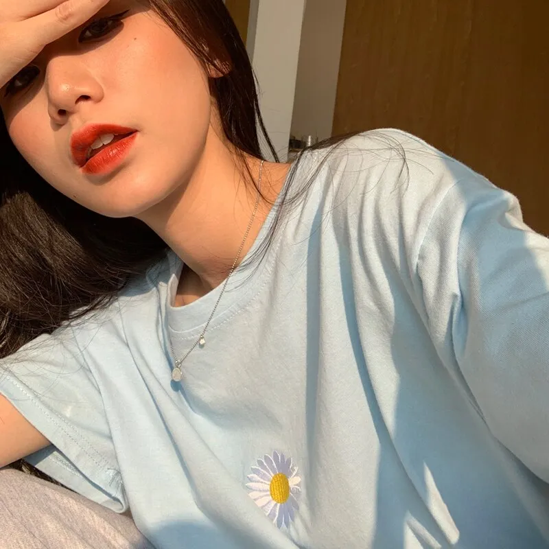 T Shirt Fleur Coréenne