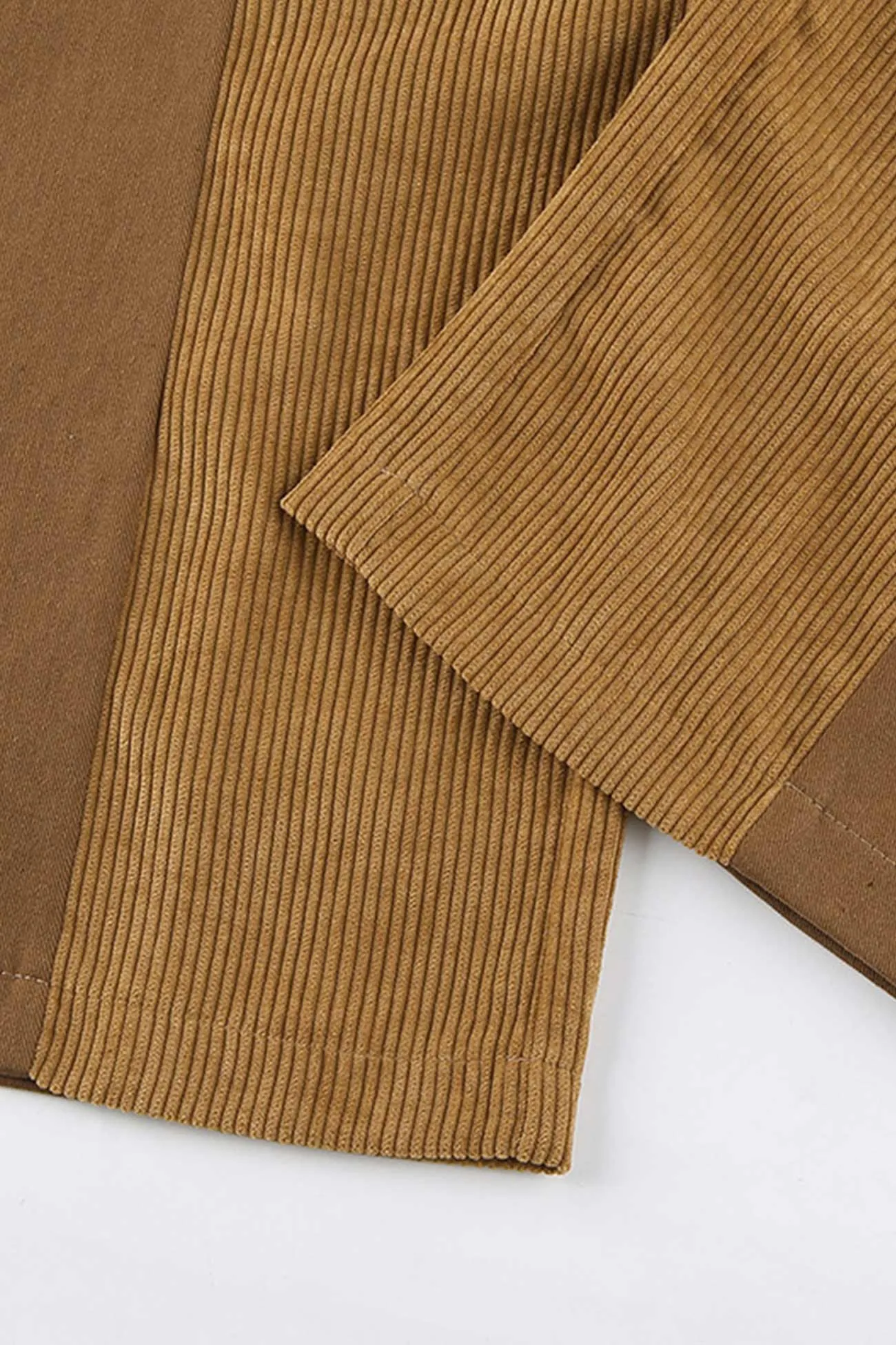 TastyHottie - High Waist Corduroy Patchwork Long Pants