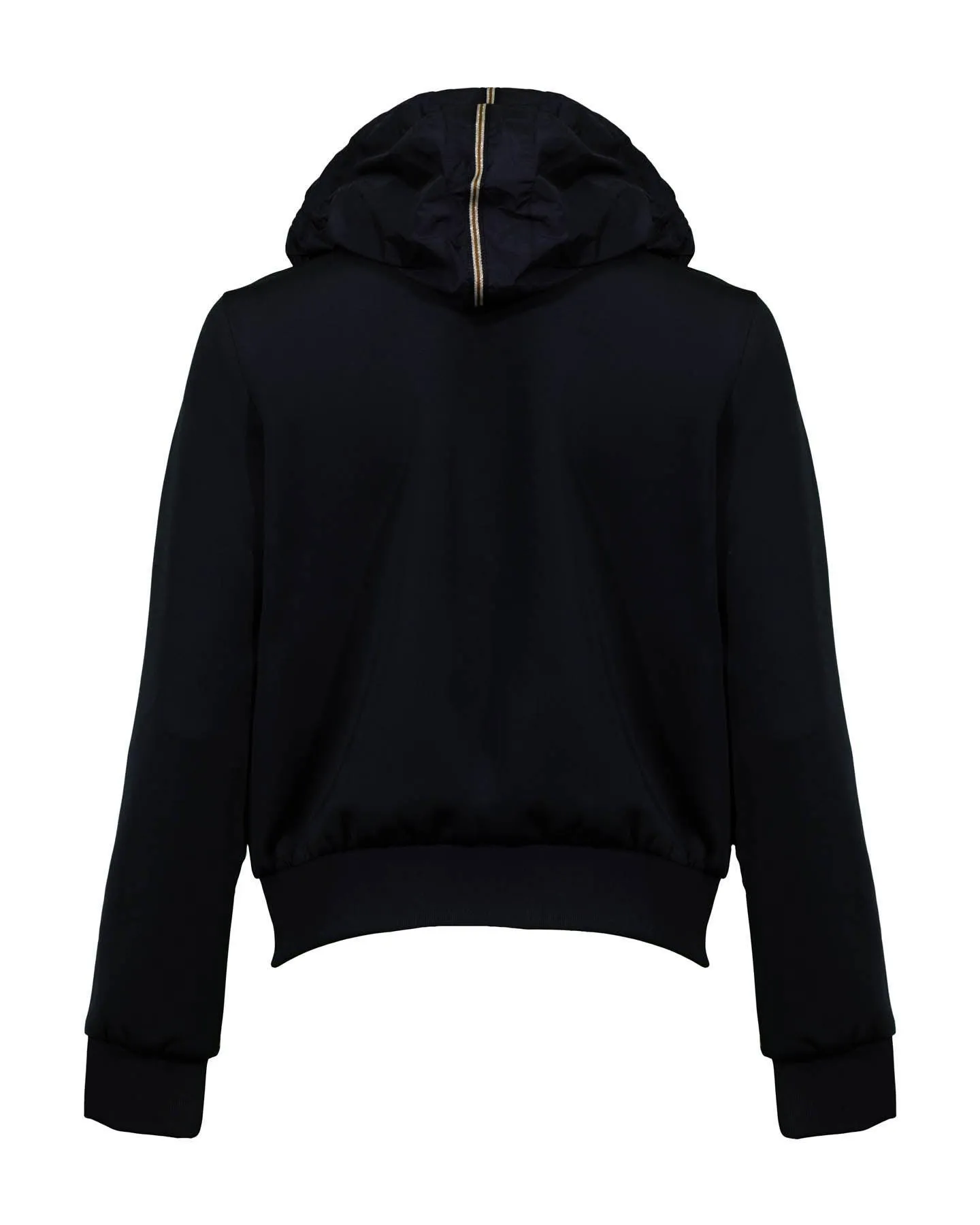 Tattoo Flower Print Zip Hoodie