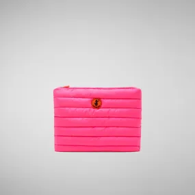 Unisex Solane Pouch in Fluo Pink