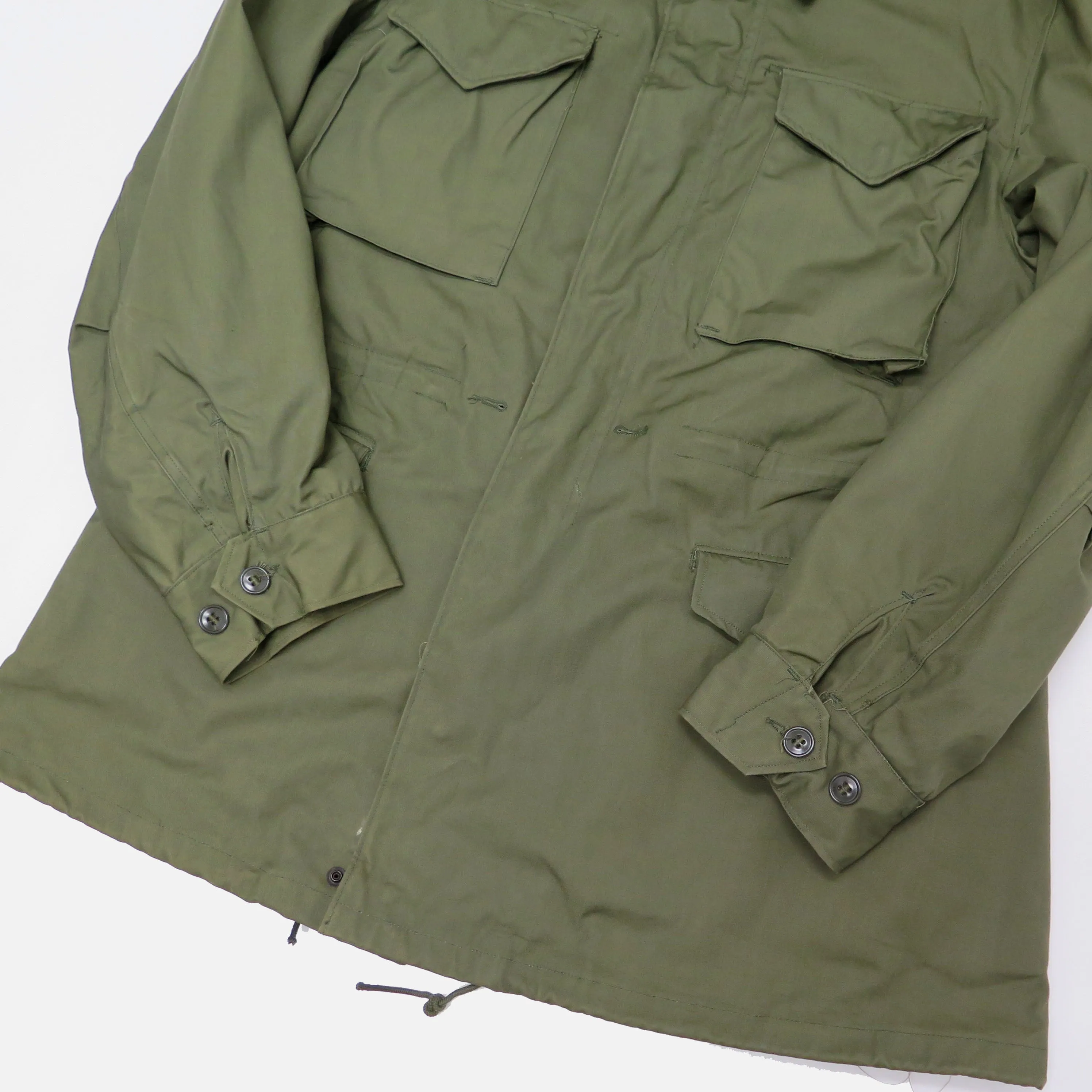 US ARMY FIELD JACKET M-1951 M51 DEADSTOCK SIZE MEDIUM LONG