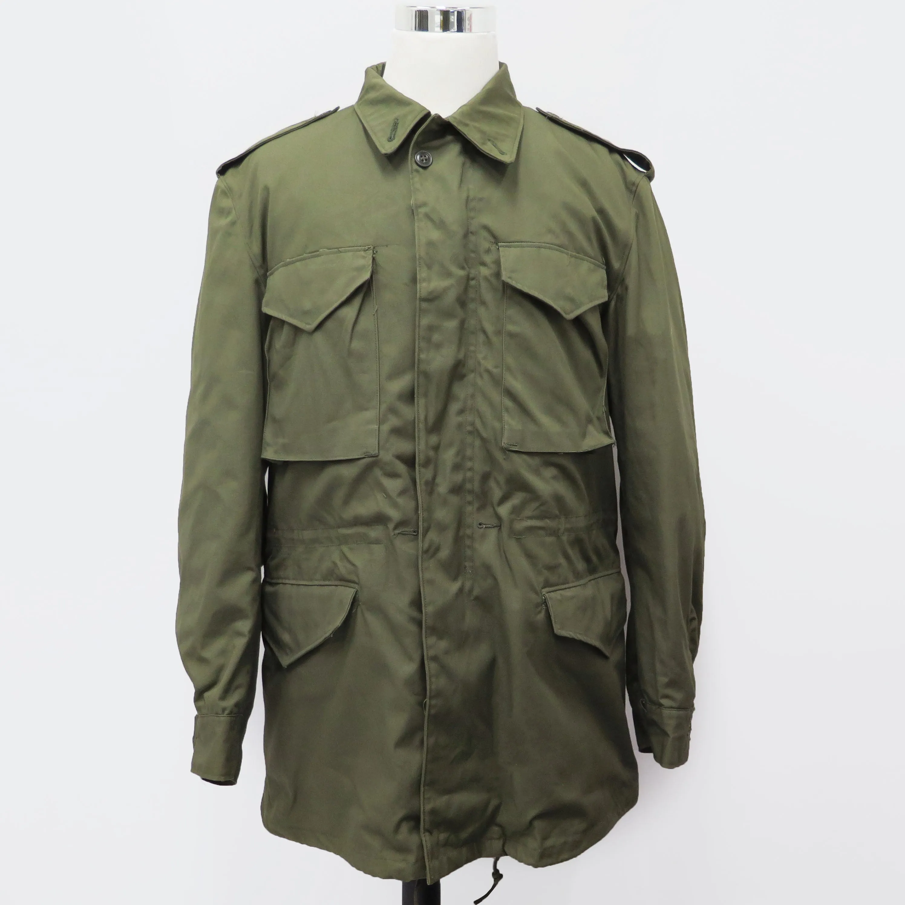 US ARMY FIELD JACKET M-1951 M51 DEADSTOCK SIZE MEDIUM LONG