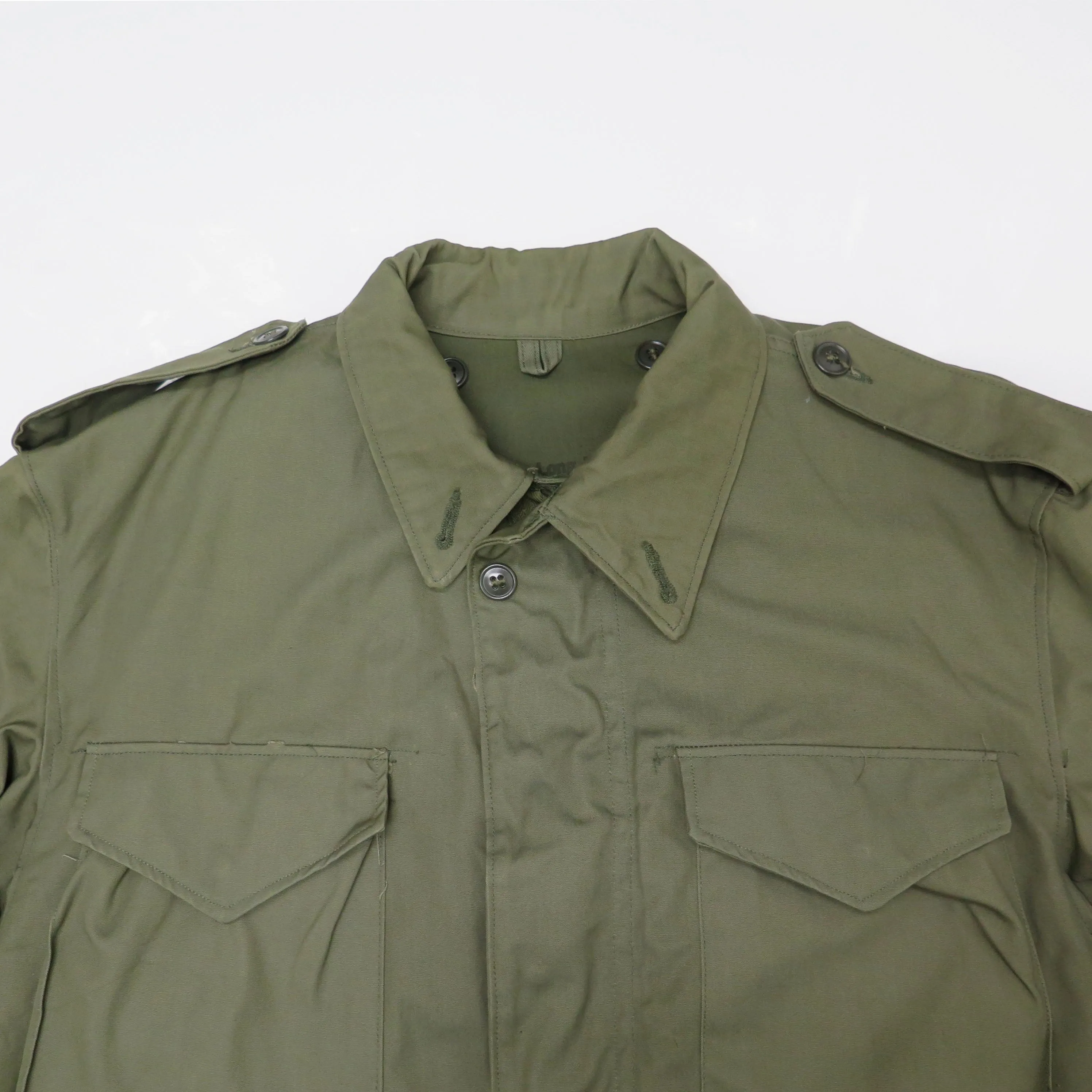 US ARMY FIELD JACKET M-1951 M51 DEADSTOCK SIZE MEDIUM LONG