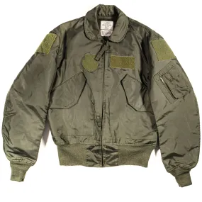USAF US AIR FORCE FLYERS JACKET SMALL CWU 36/P 1995 100% ARAMID DEADSTOCK
