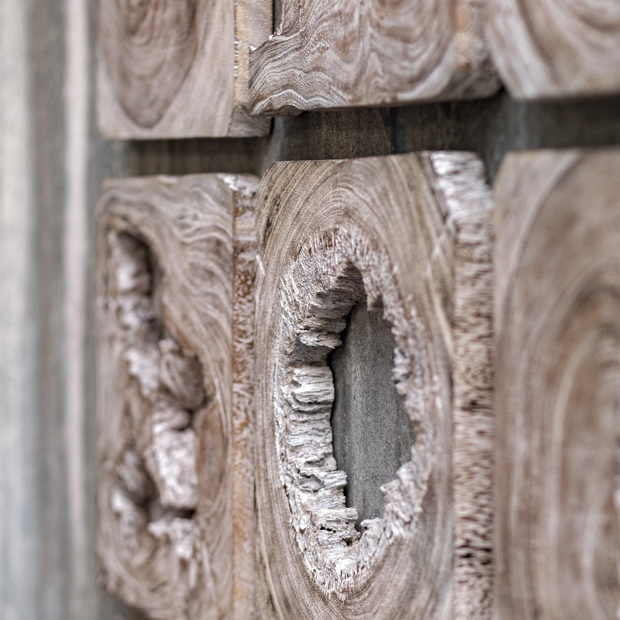 Uttermost Bahati Wood Wall Art, S/9