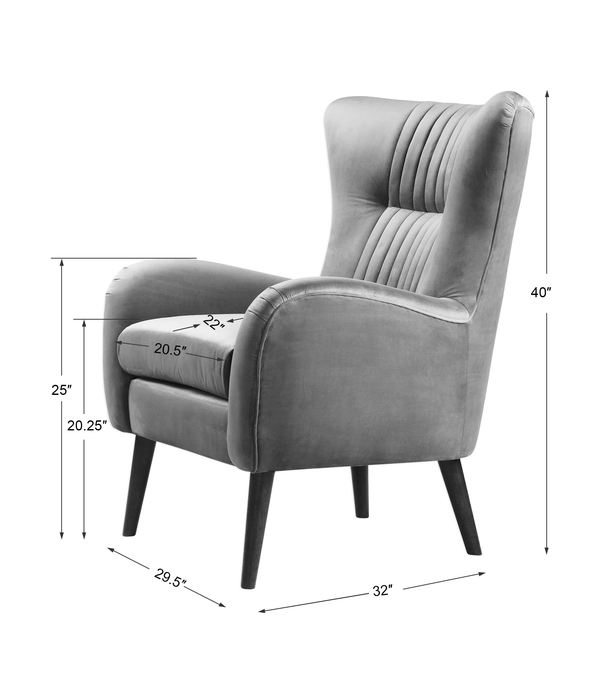Uttermost Dax Mid-Century Accent Chair