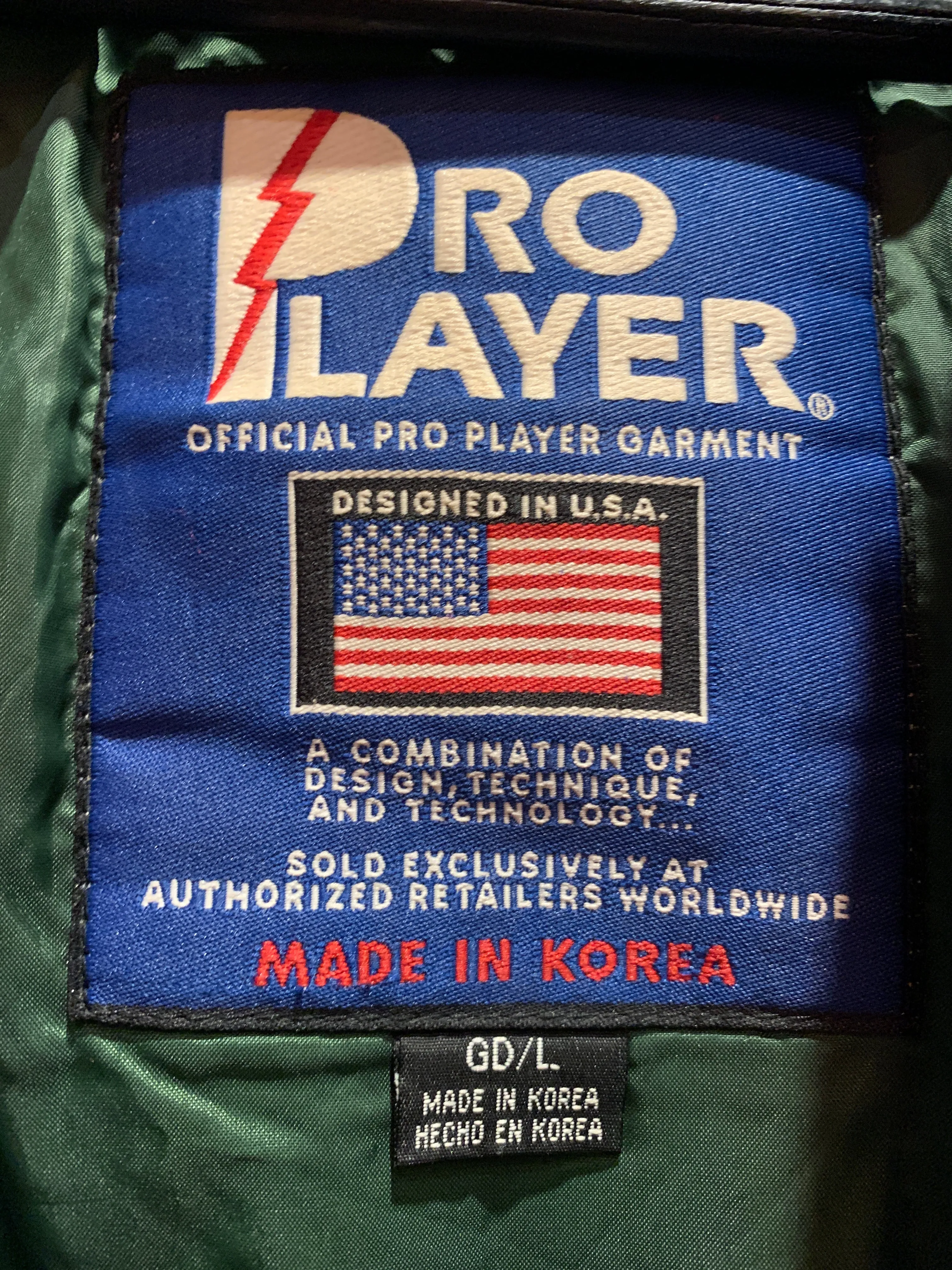 Vintage Greenbay Packers Pro Layer Puffer Jacket, Large. FREE POSTAGE