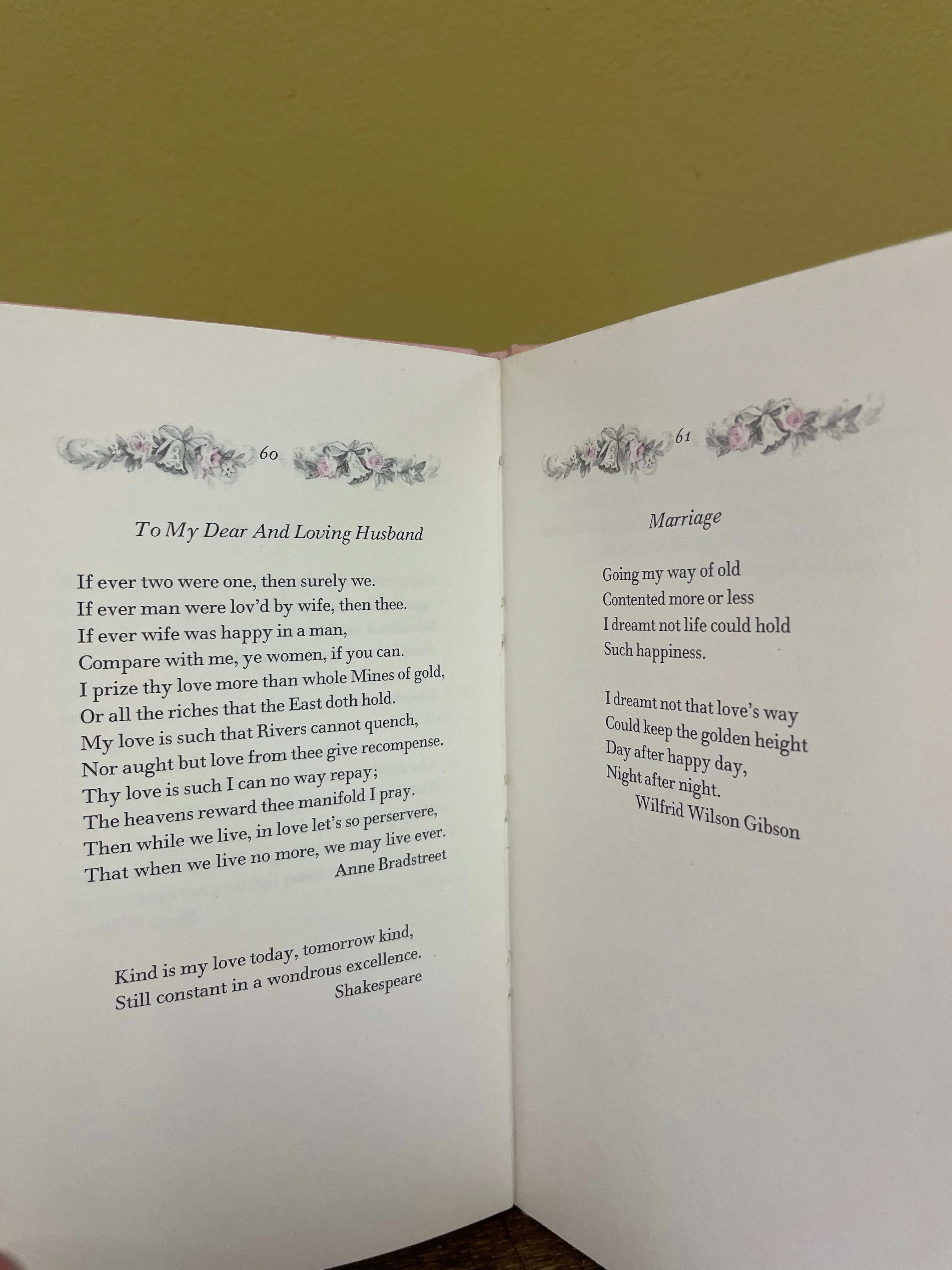 Vintage Hallmark “I Thee Wed” Tributes to Love and Marriage 1969 Hardcover with Jacket