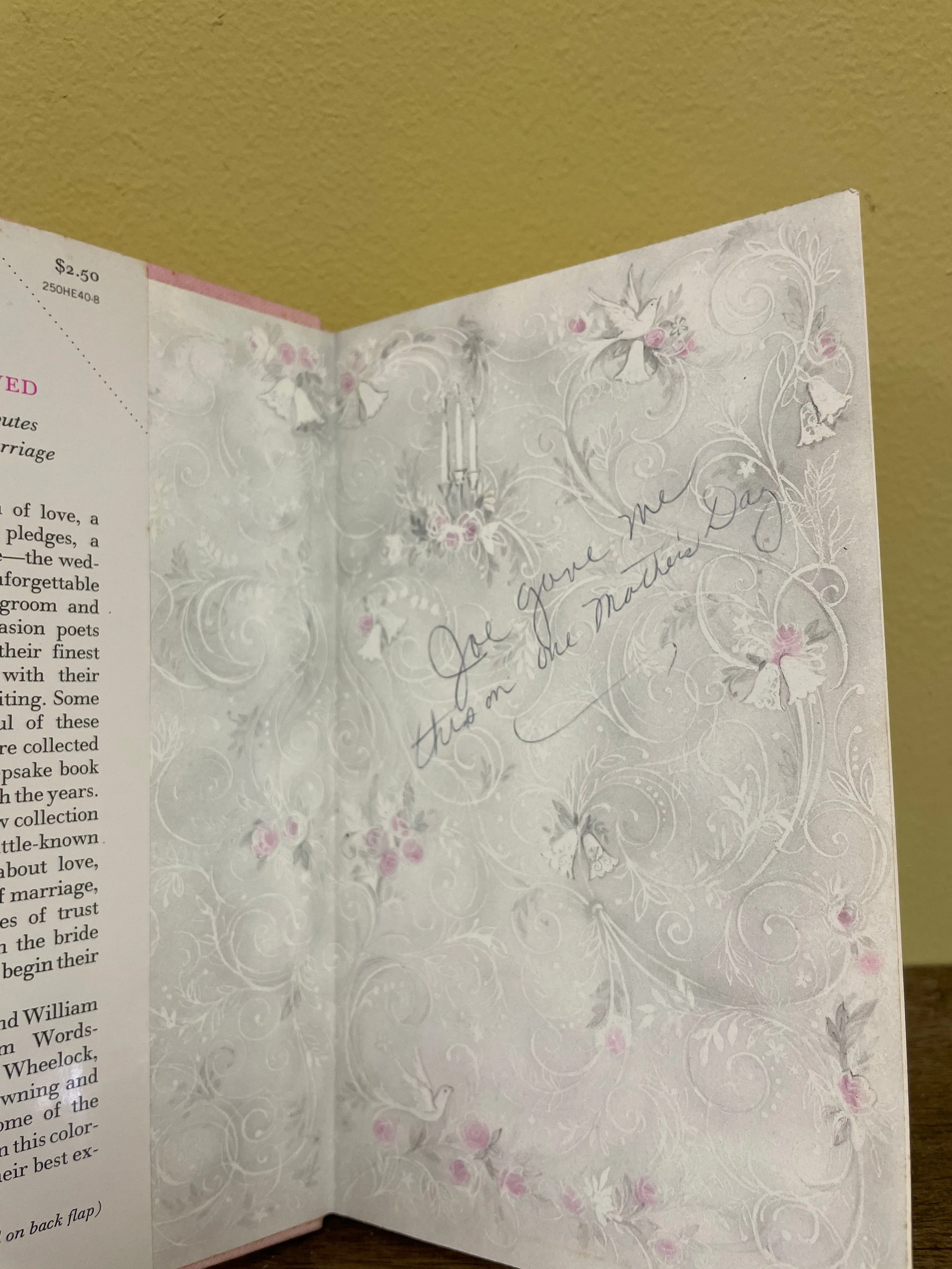 Vintage Hallmark “I Thee Wed” Tributes to Love and Marriage 1969 Hardcover with Jacket