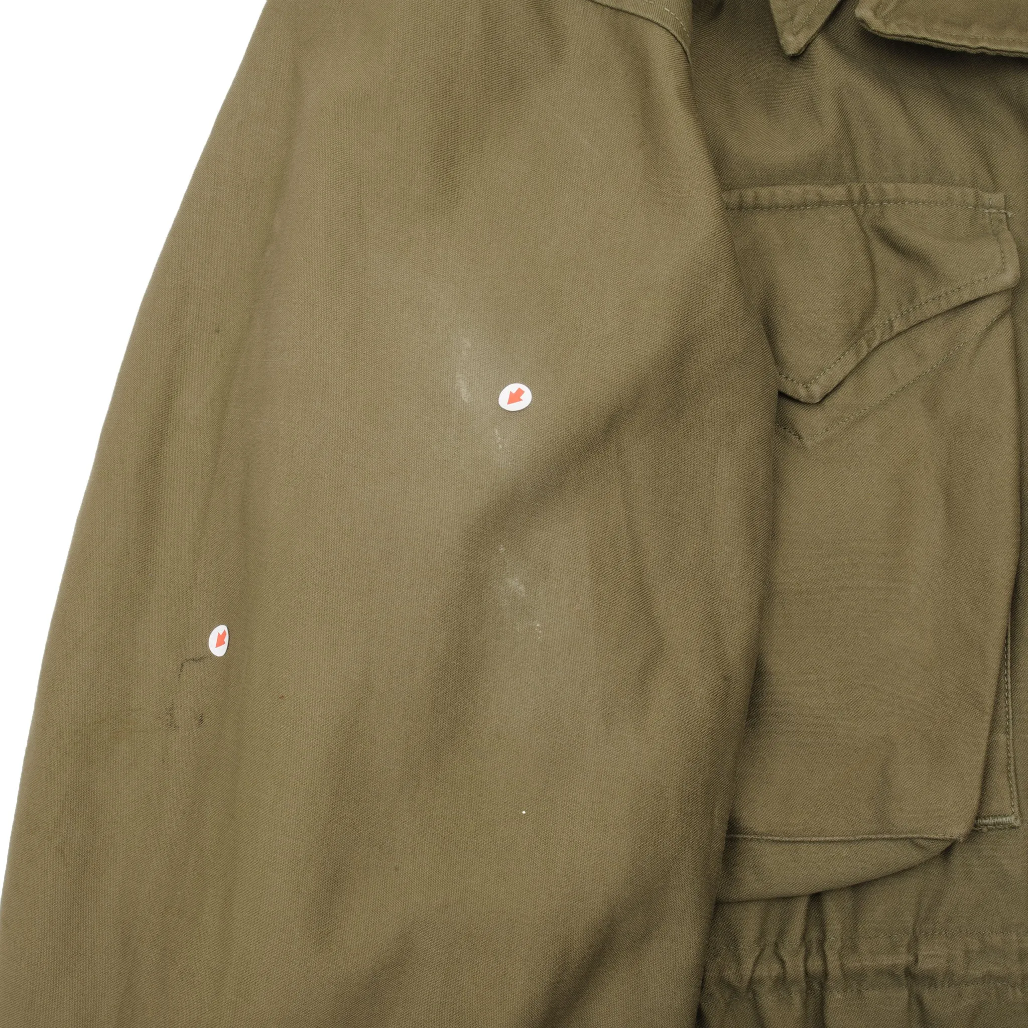 VINTAGE US ARMY M-1943 M43 FIELD JACKET 1940S WW2 ERA SIZE 42R
