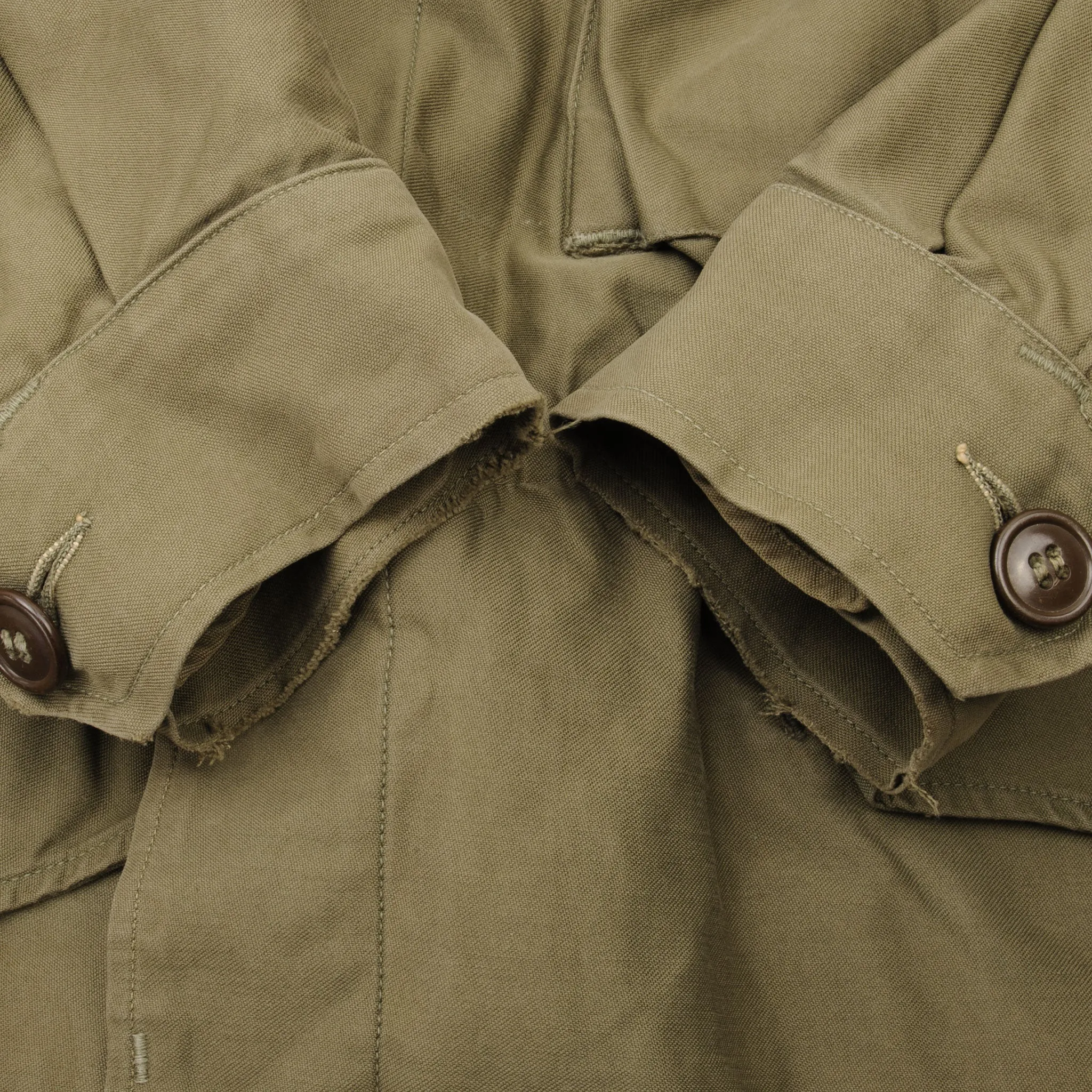 VINTAGE US ARMY M-1943 M43 FIELD JACKET 1940S WW2 ERA SIZE 42R