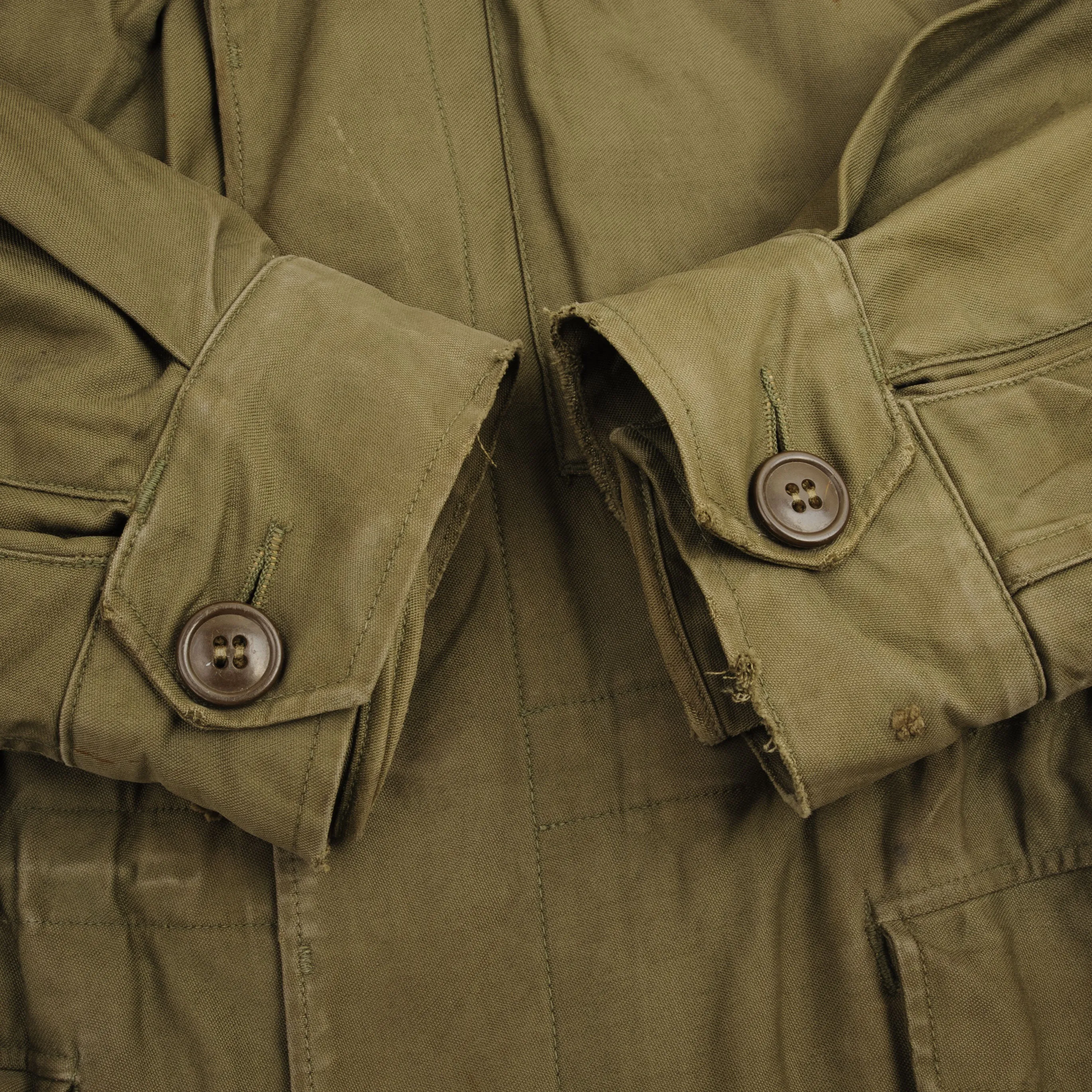 VINTAGE US ARMY M-1943 M43 FIELD JACKET 1944 WW2 SIZE 38R