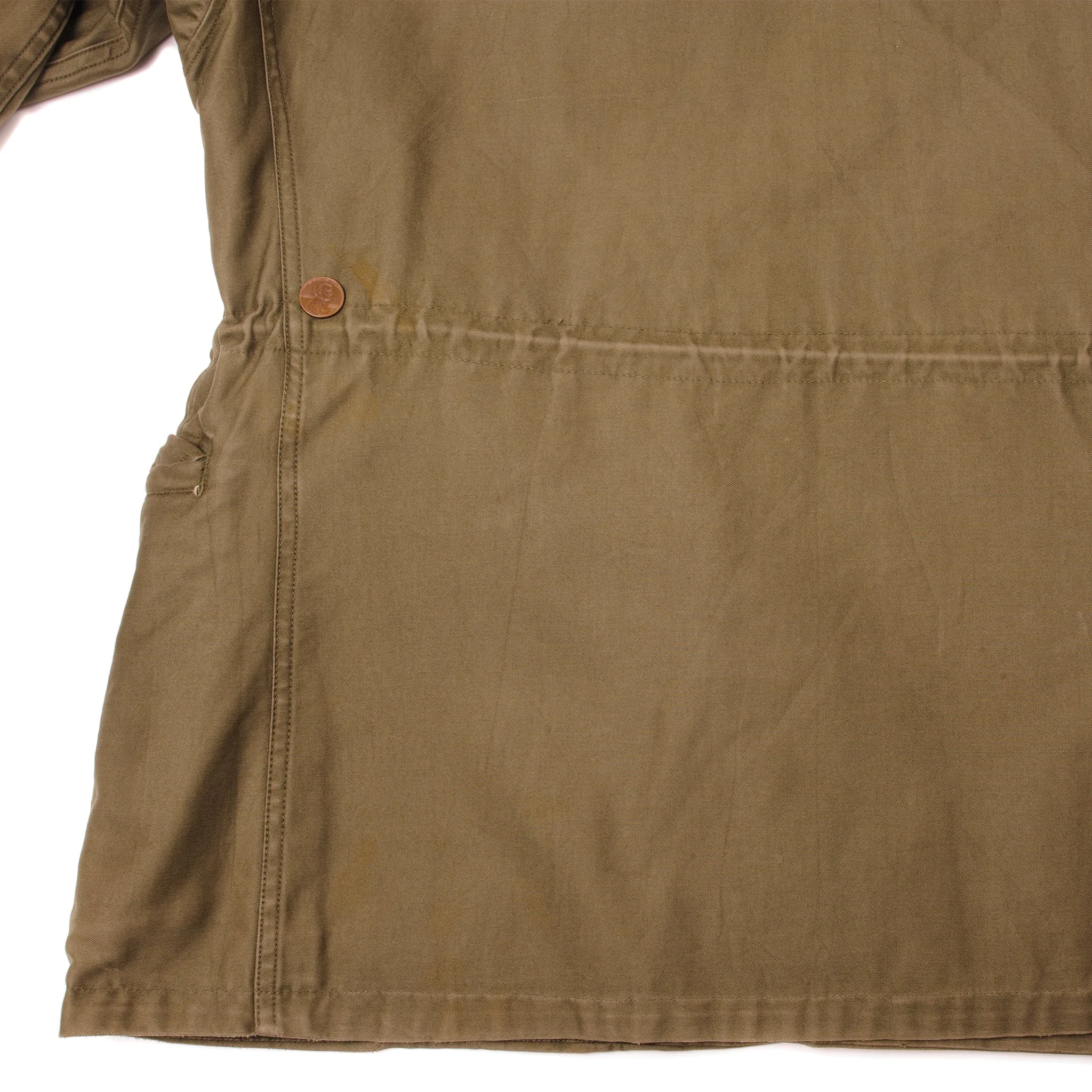 VINTAGE US ARMY M-1943 M43 FIELD JACKET WW2 ERA SIZE 32R