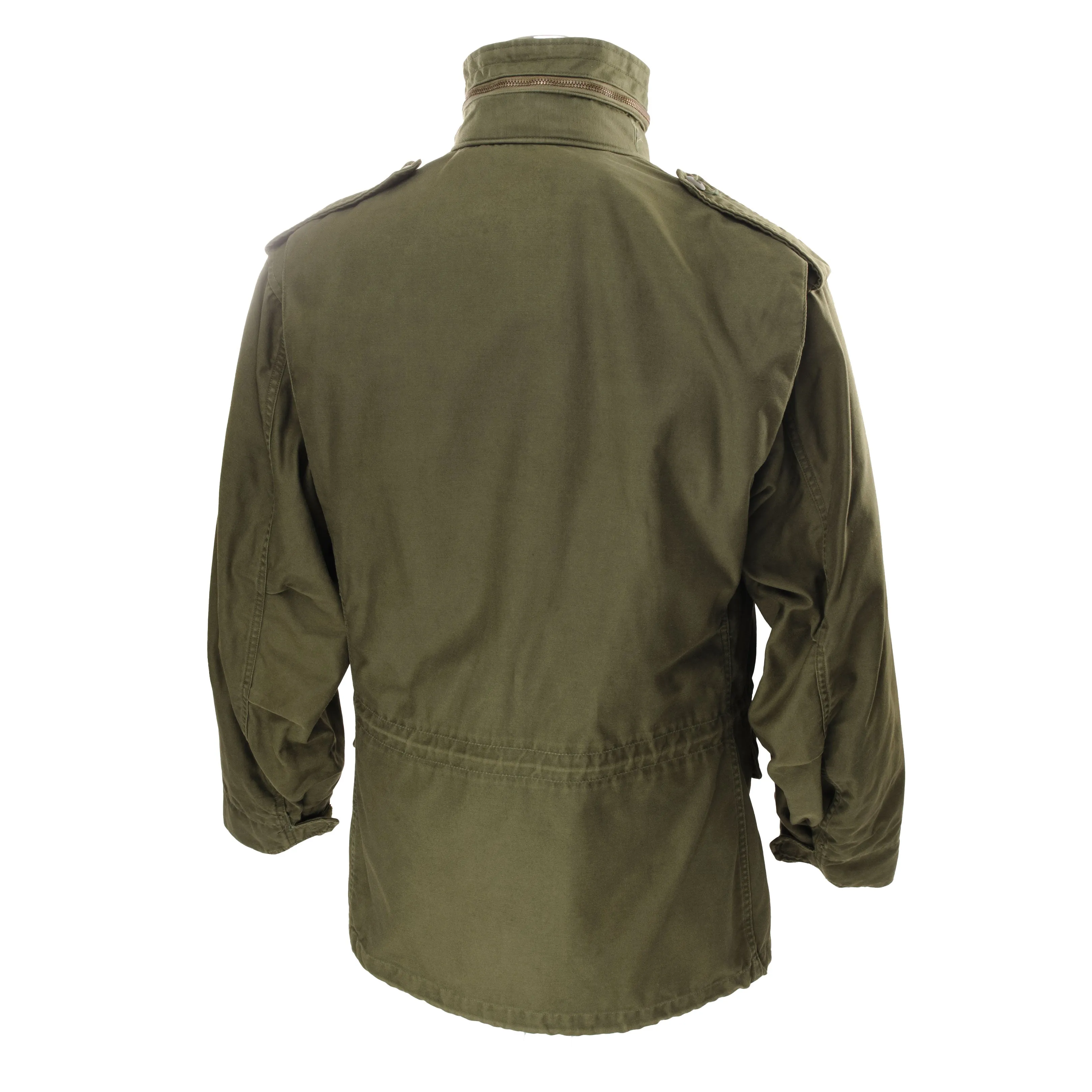 VINTAGE US NAVY SEABEES M65 FIELD JACKET 1972 VIETNAM WAR  SIZE MEDIUM REGULAR