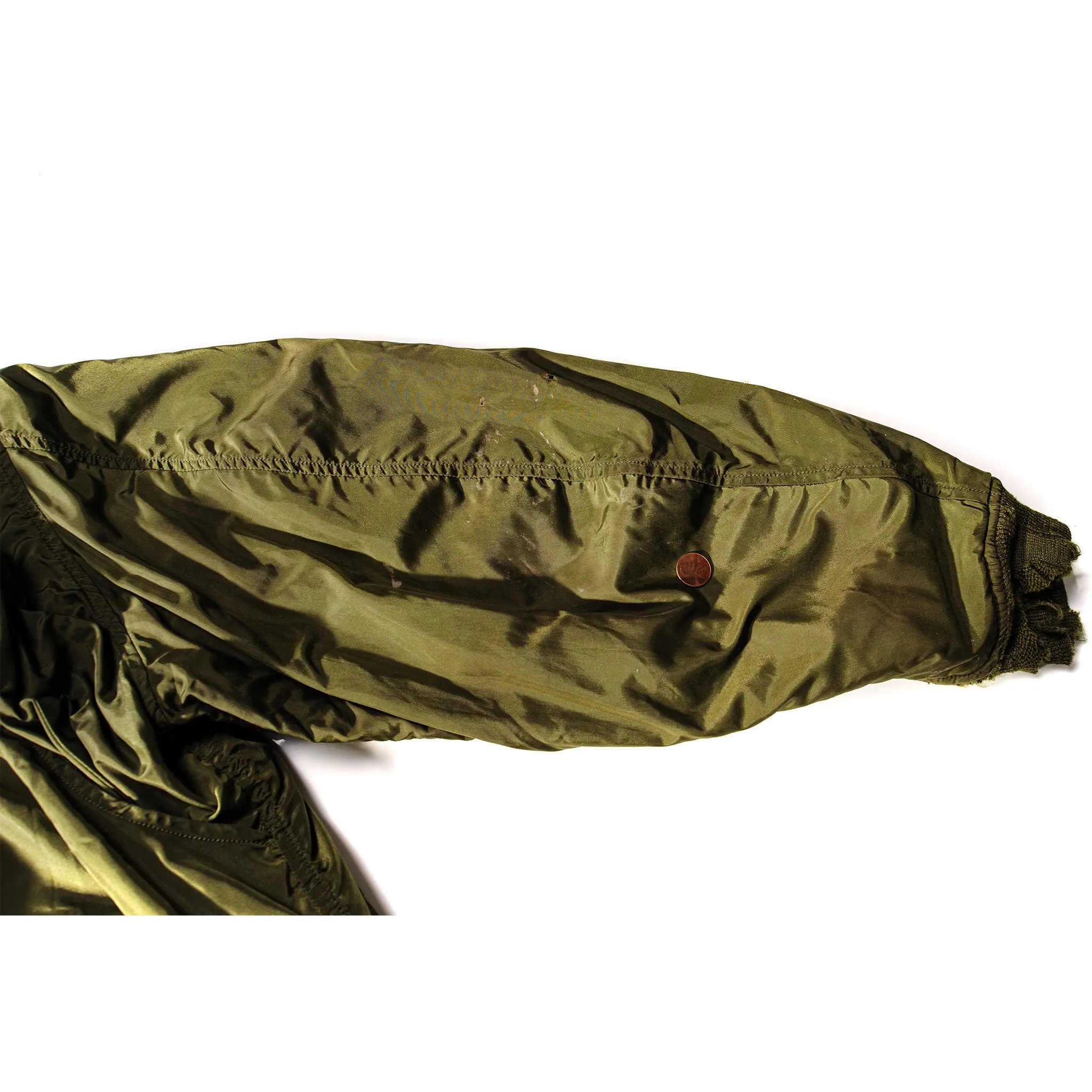 VINTAGE USN WEP FLIGHT JACKET 1973 VIETNAM WAR SIZE 44R