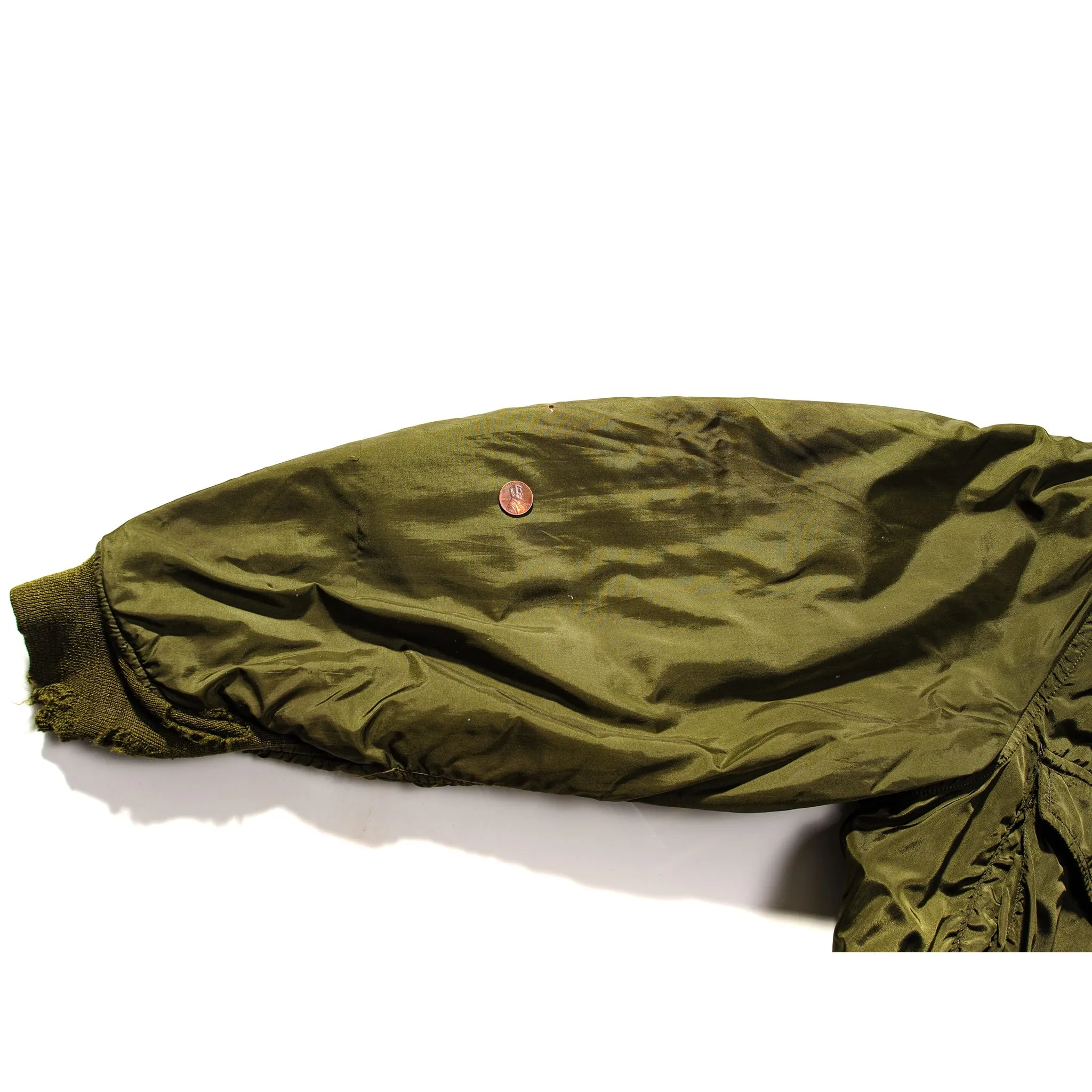 VINTAGE USN WEP FLIGHT JACKET 1973 VIETNAM WAR SIZE 44R